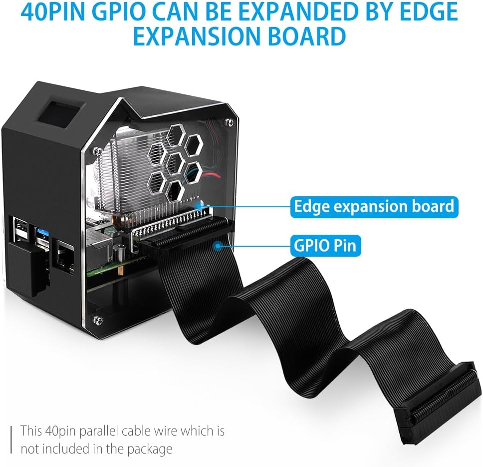 Geeekpi Raspberry Pi Mini Tower NAS Kit - immagine 7