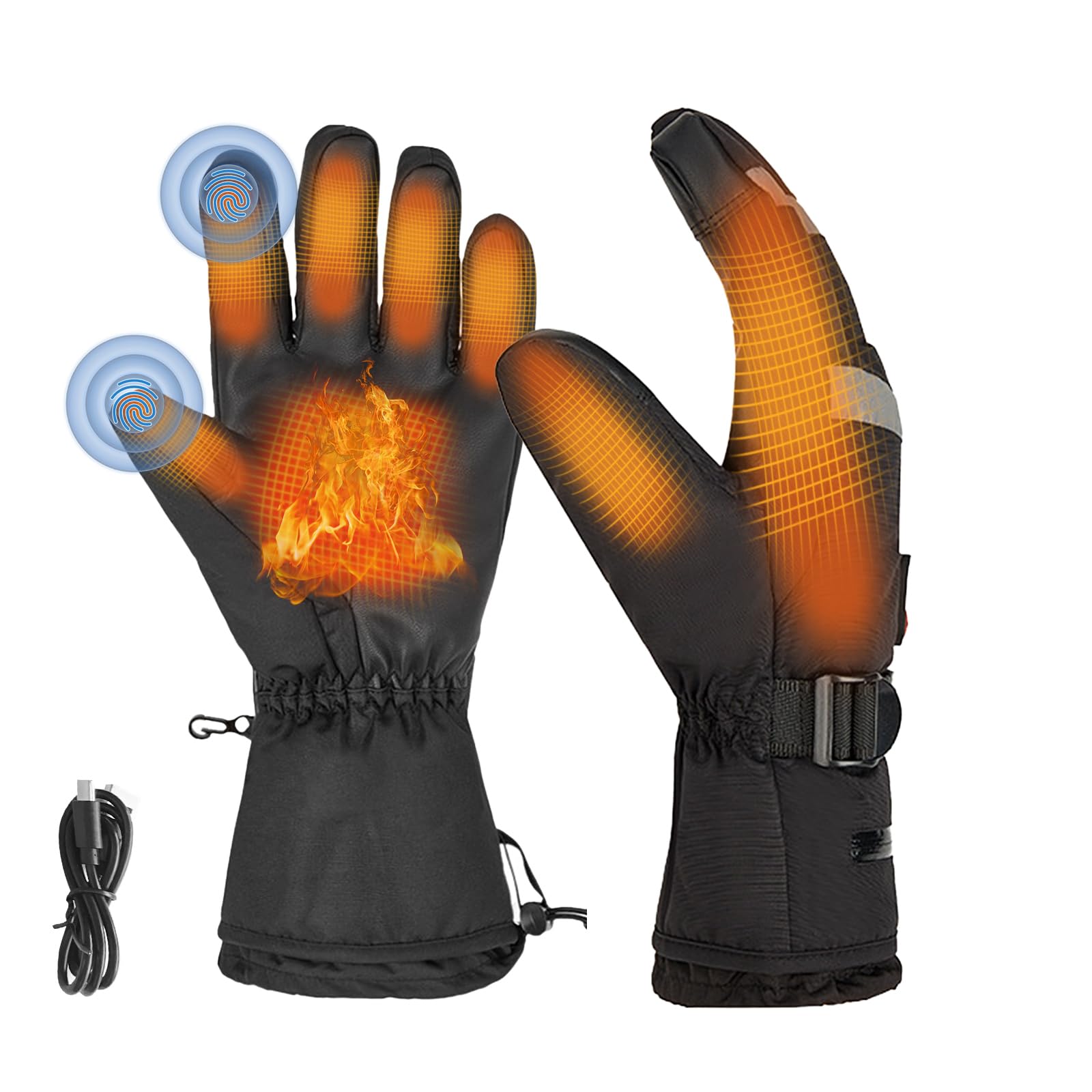 Guanti Riscaldati Ricaricabili 7.4V 6000mAh