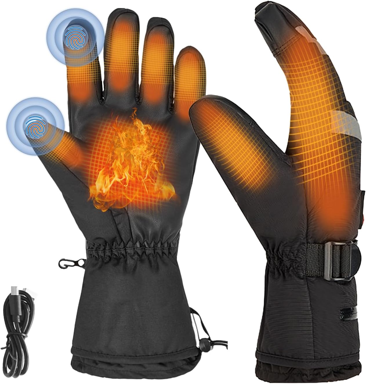Guanti Riscaldati Ricaricabili 7.4V 6000mAh - immagine 1