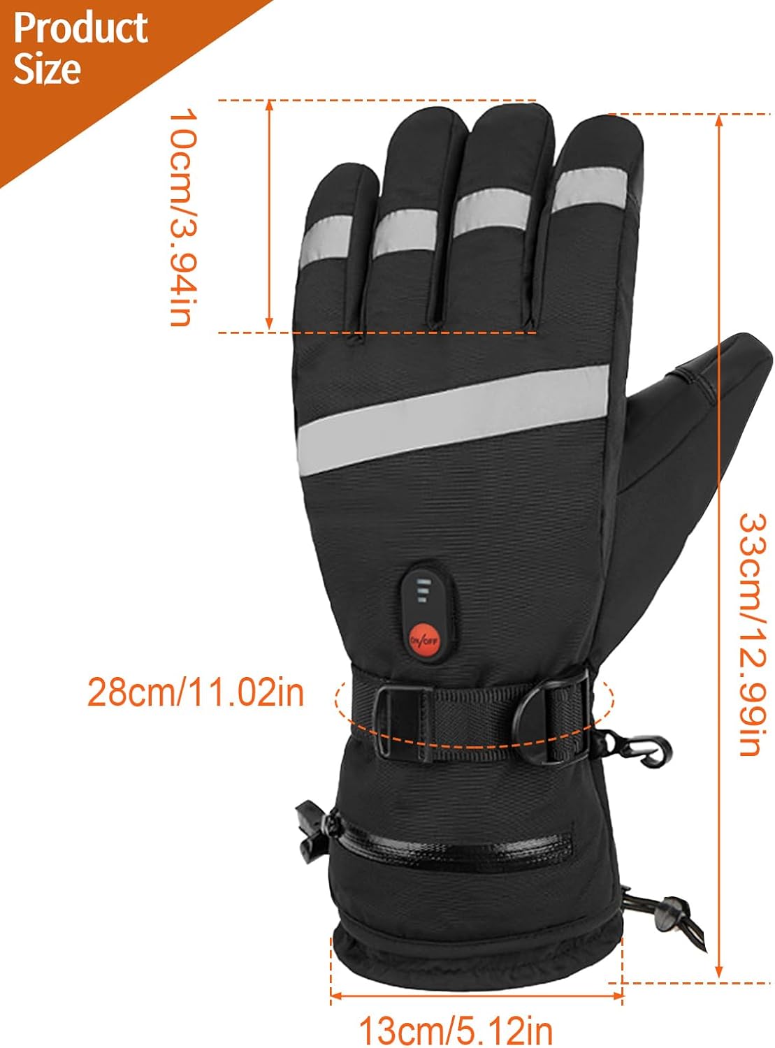 Guanti Riscaldati Ricaricabili 7.4V 6000mAh - immagine 3
