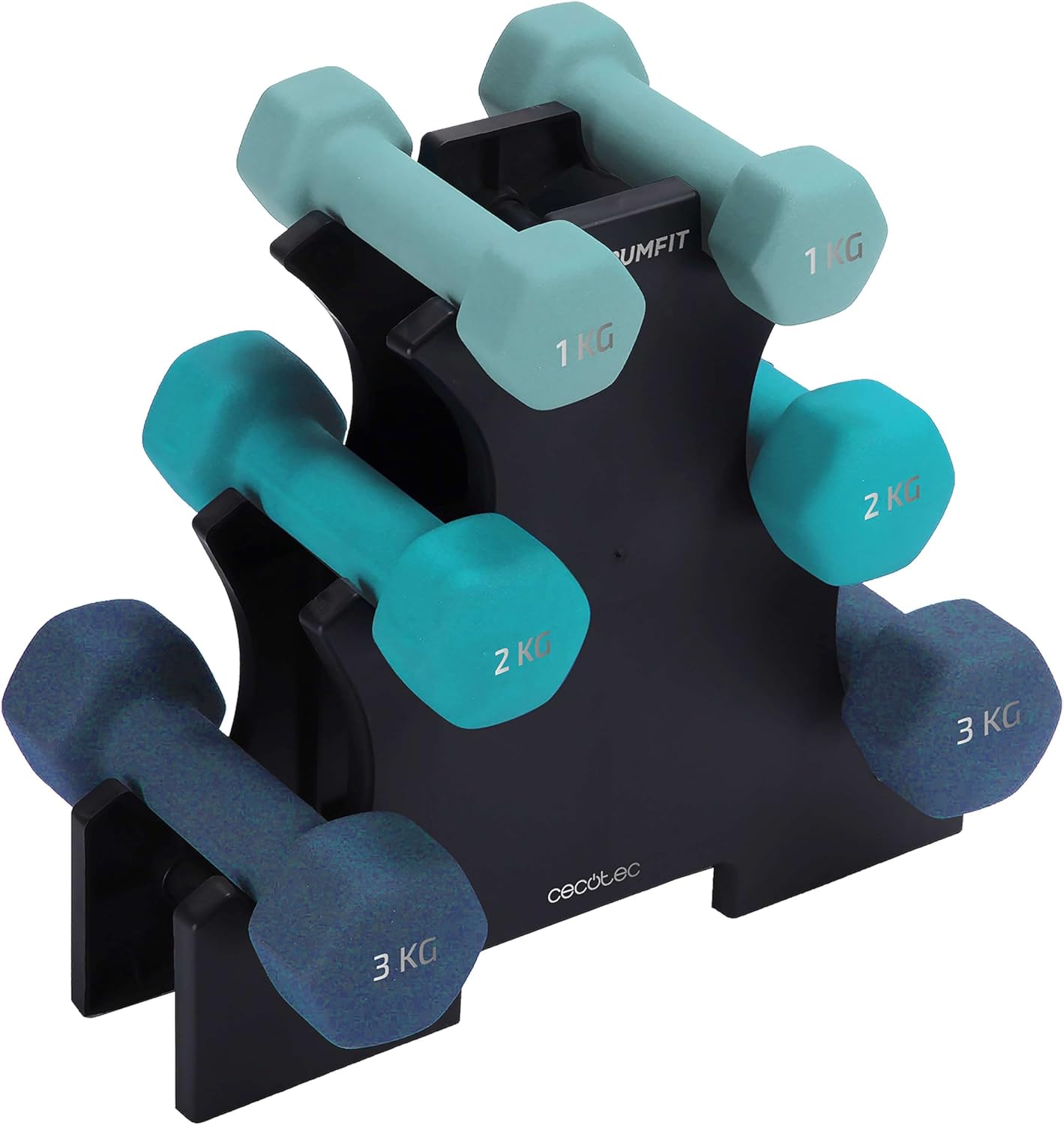 Cecotec Set di manubri esagonali Sweatproof - immagine 1