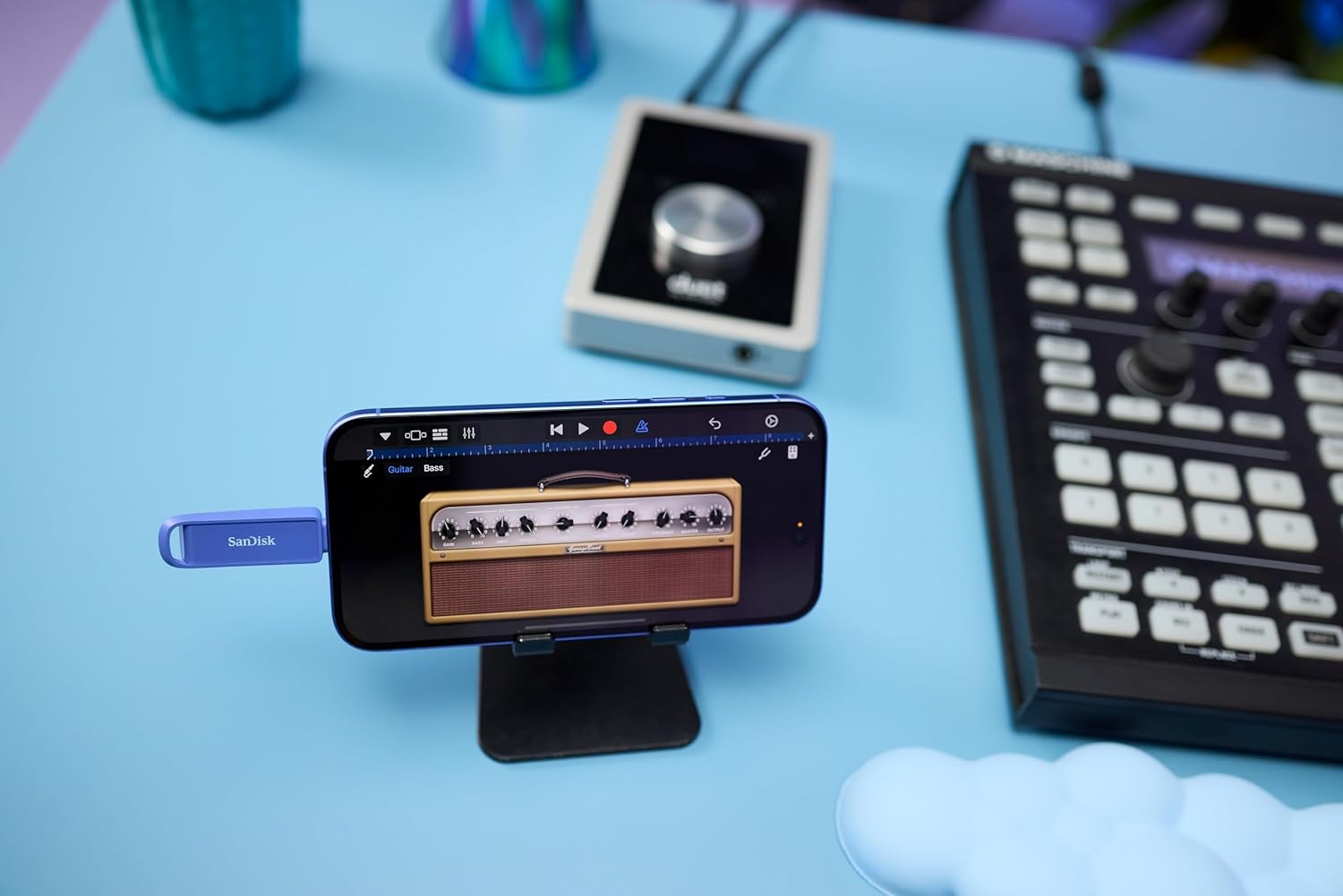 Sandisk Unità USB Type-C 1 TB, Maritime Blue - immagine 2