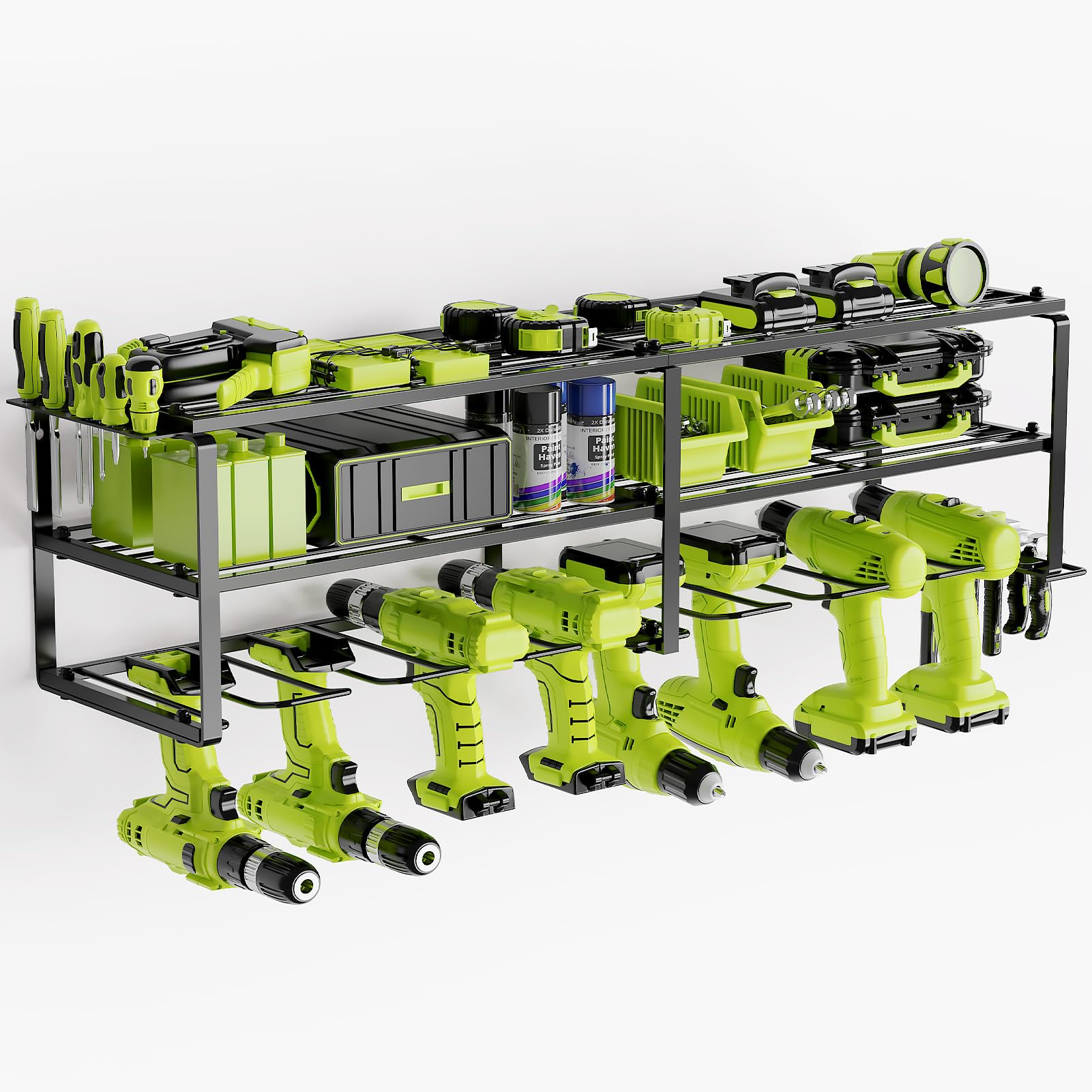 WELDUN Scaffale Porta Attrezzi 3 Livelli