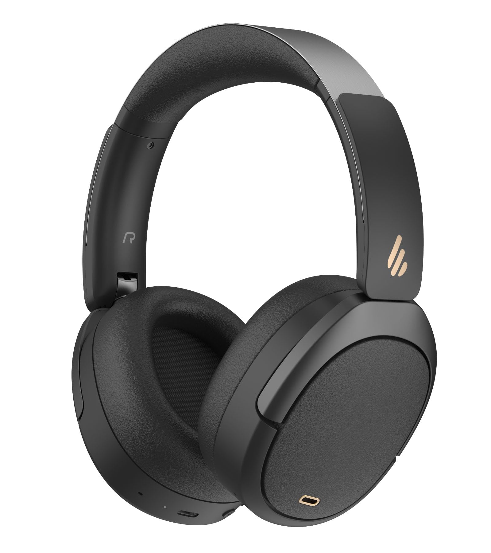 Edifier W80 Cuffie Over-Ear ANC -49 dB, Nero