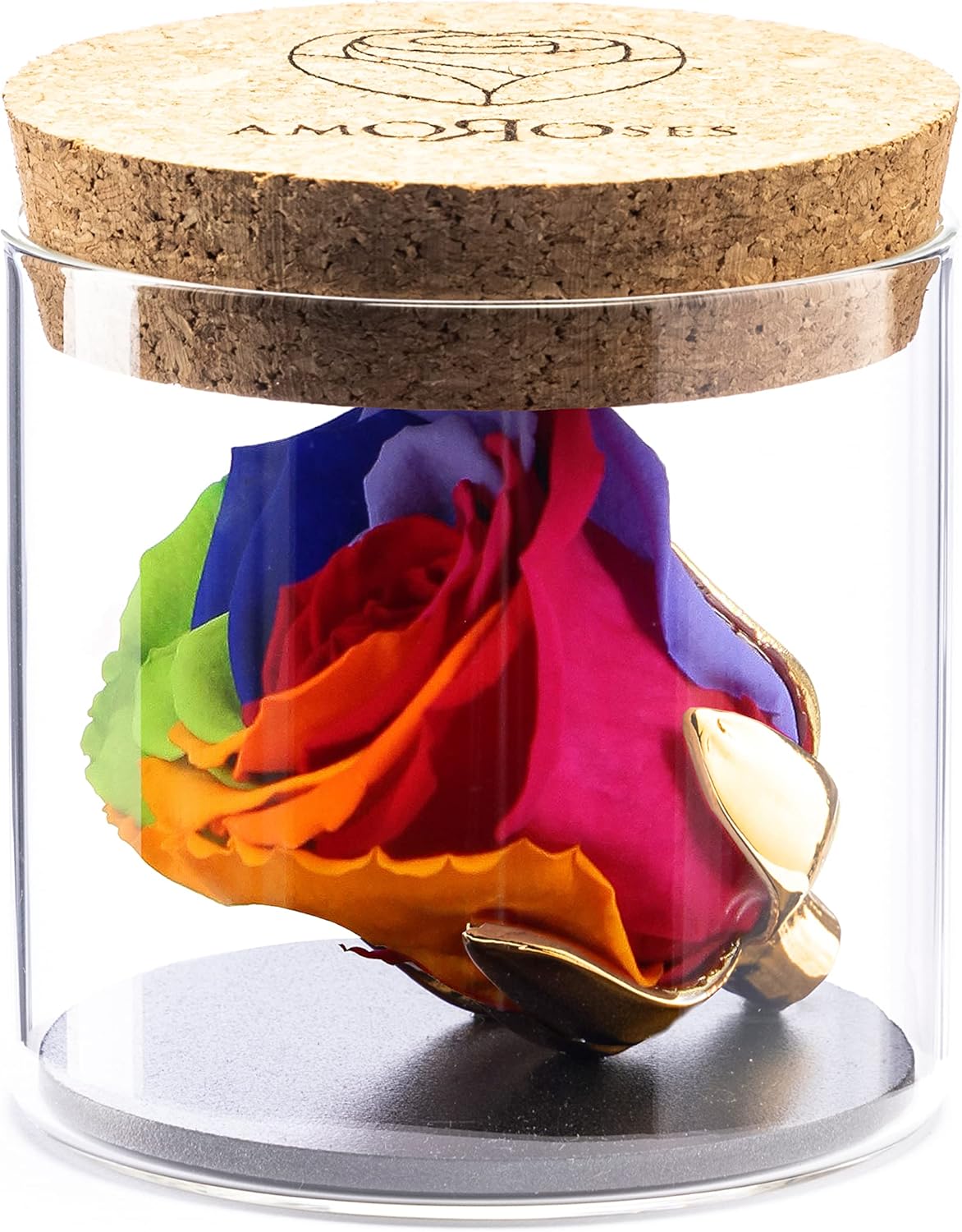 Amoroses Bijou - Rosa Stabilizzata Eterna Arcobaleno - immagine 1