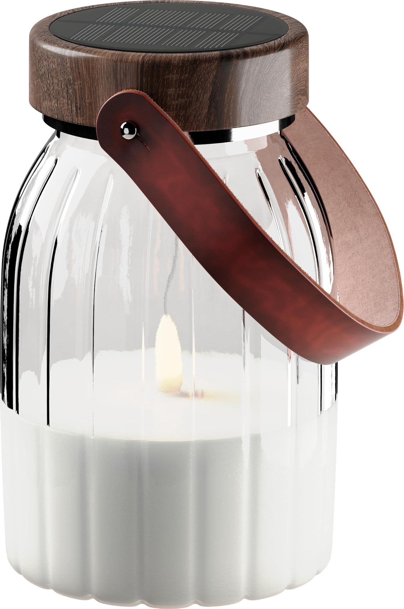 Deluxe Homeart - Lanterna Solare con Candela LED