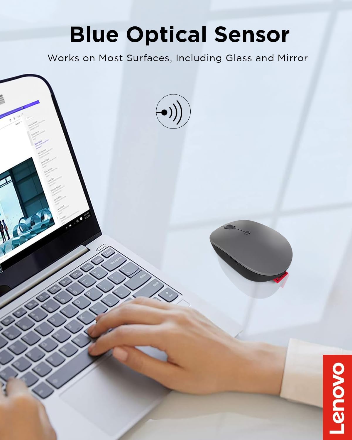 Lenovo Go [Mouse] - Mouse wireless USB-C nero - immagine 4