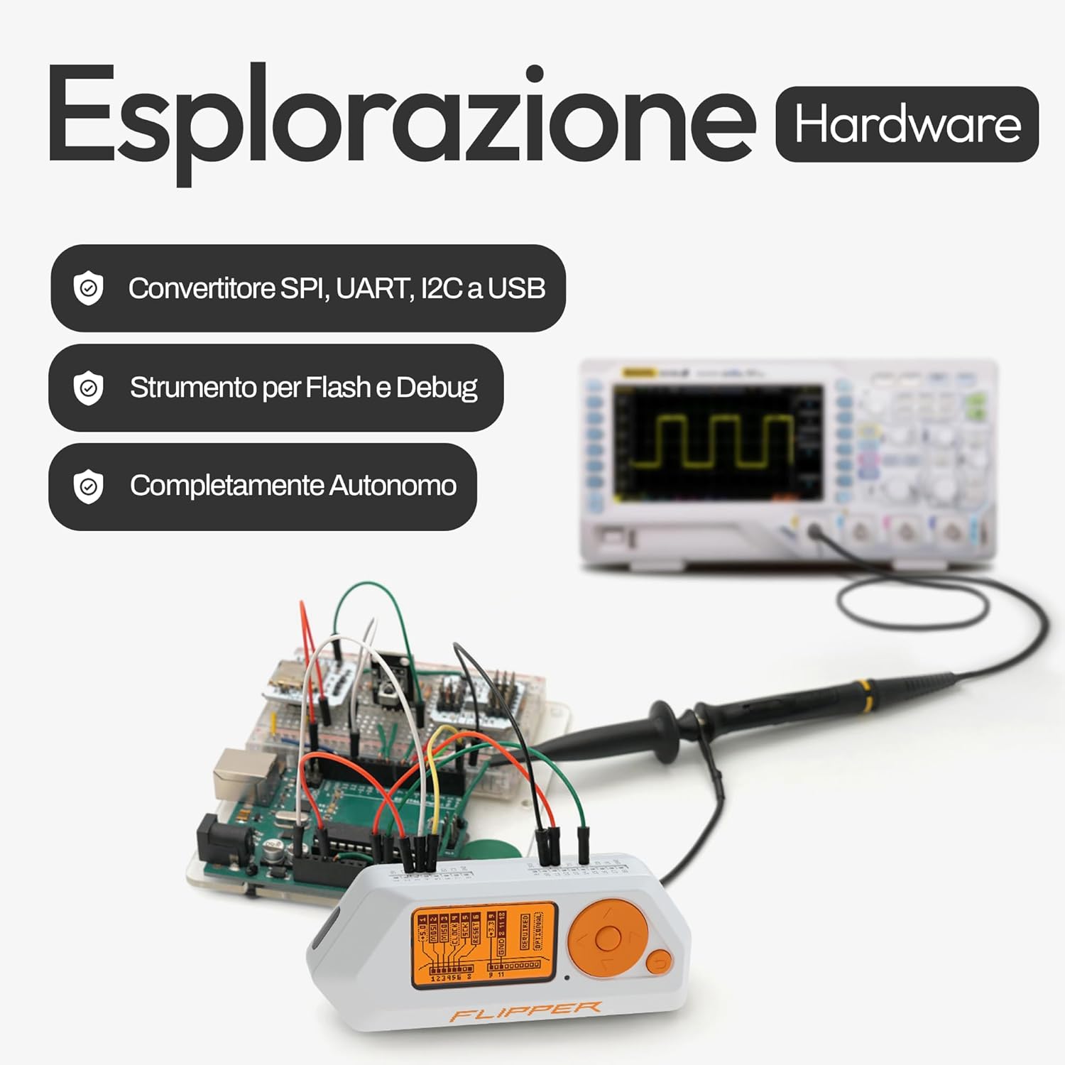 Flipper Zero Set con Scheda di Memoria 64GB - immagine 6