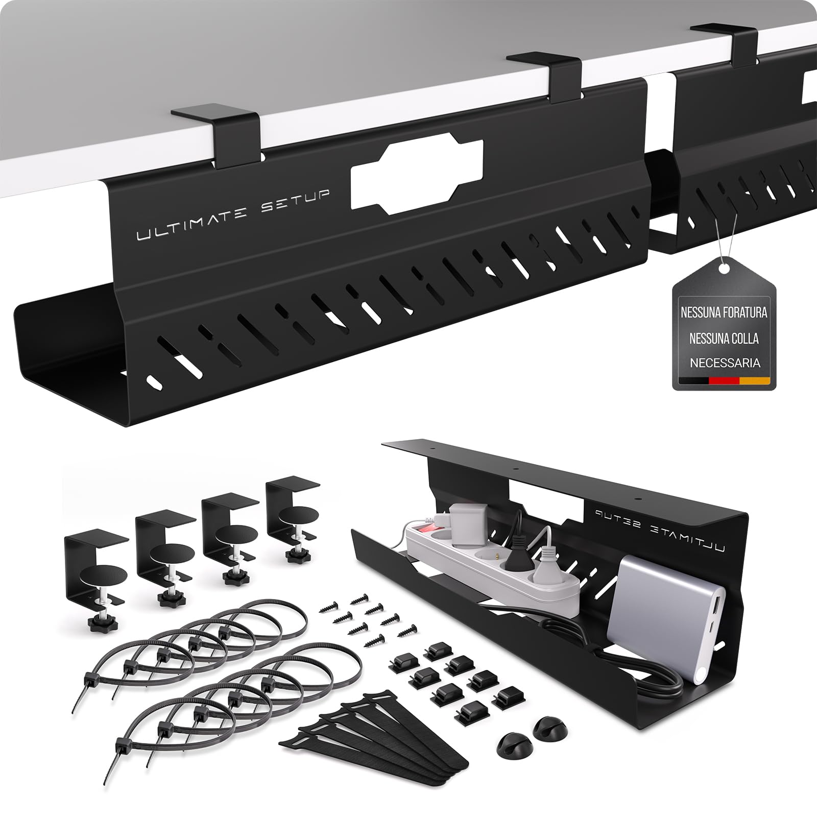 Premio Canalina Passacavi Scrivania - Organizer Cavi