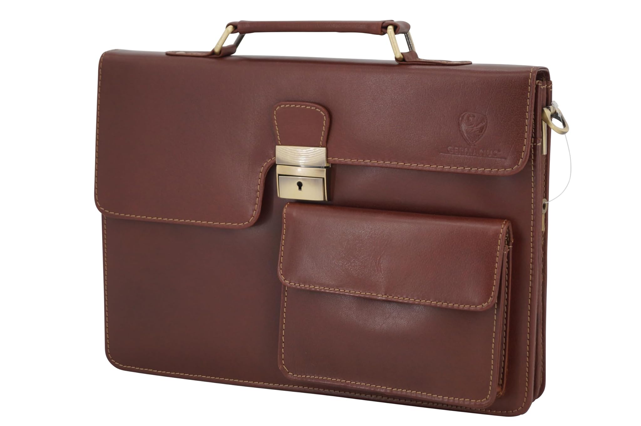 GERMANUS Borsa da Lavoro per Notebook in Pelle 14"