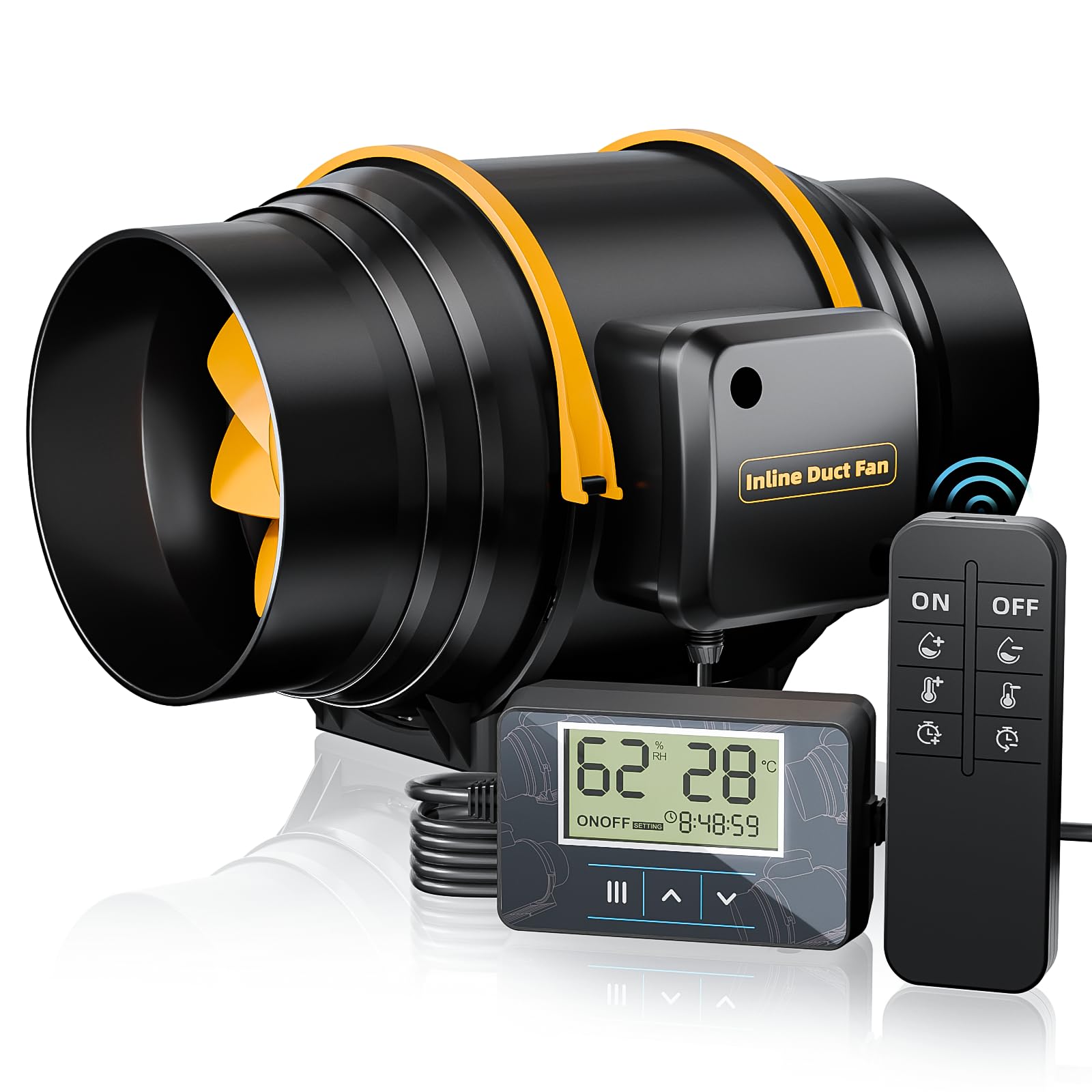 Ventilatore Estrattore d'Aria 150 mm 689 m³/h