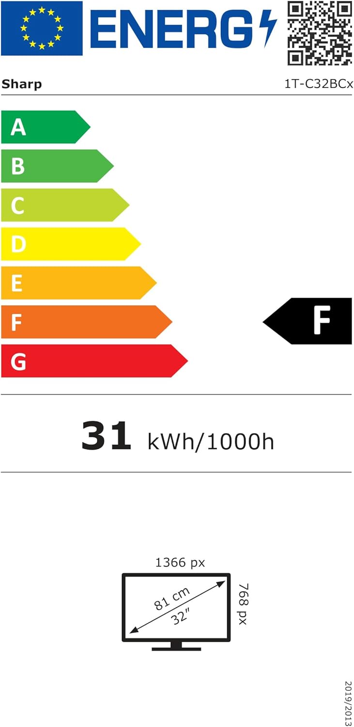 Sharp Aquos 32BC6E - Smart TV HD Ready LED 32", Nero - immagine 14