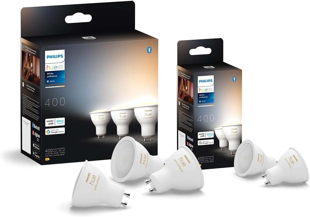 Philips Hue White Ambiance - Faretto LED Smart GU10 (5 pack)