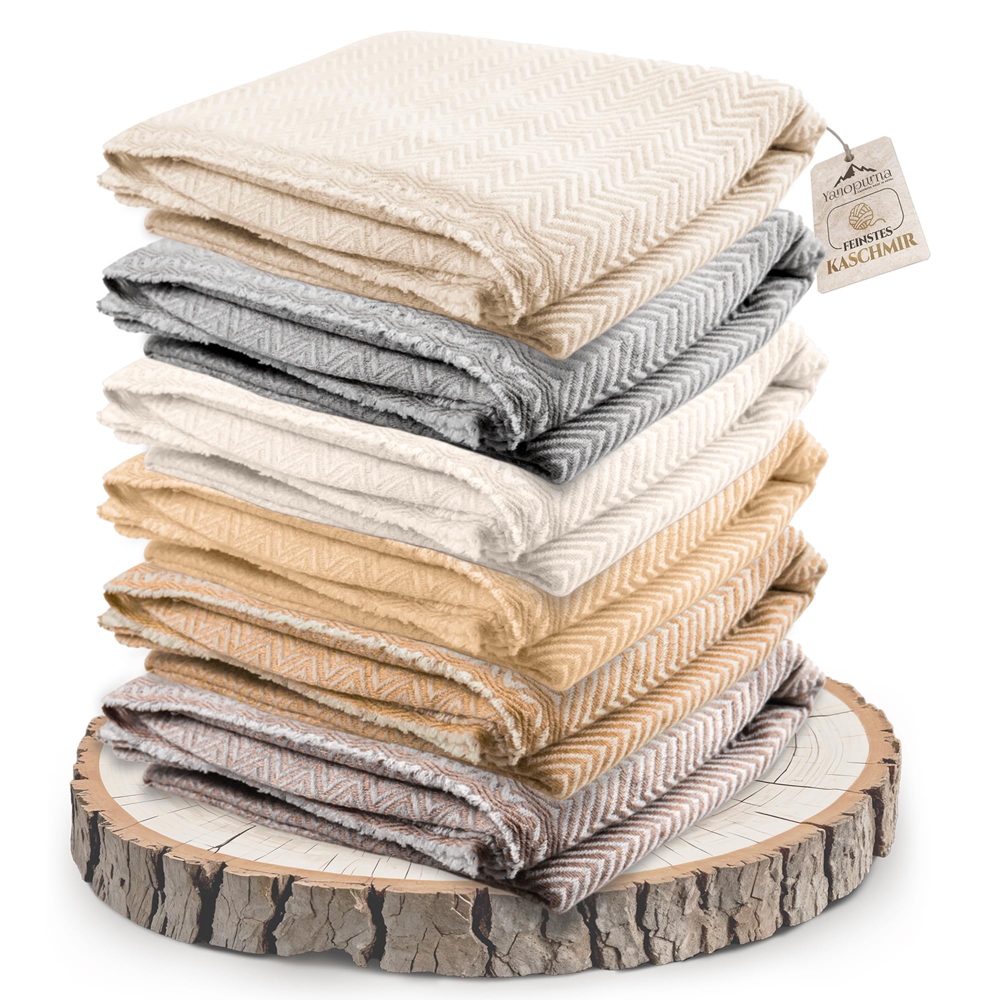 Yanopurna Coperta in Cashmere 135x270 cm