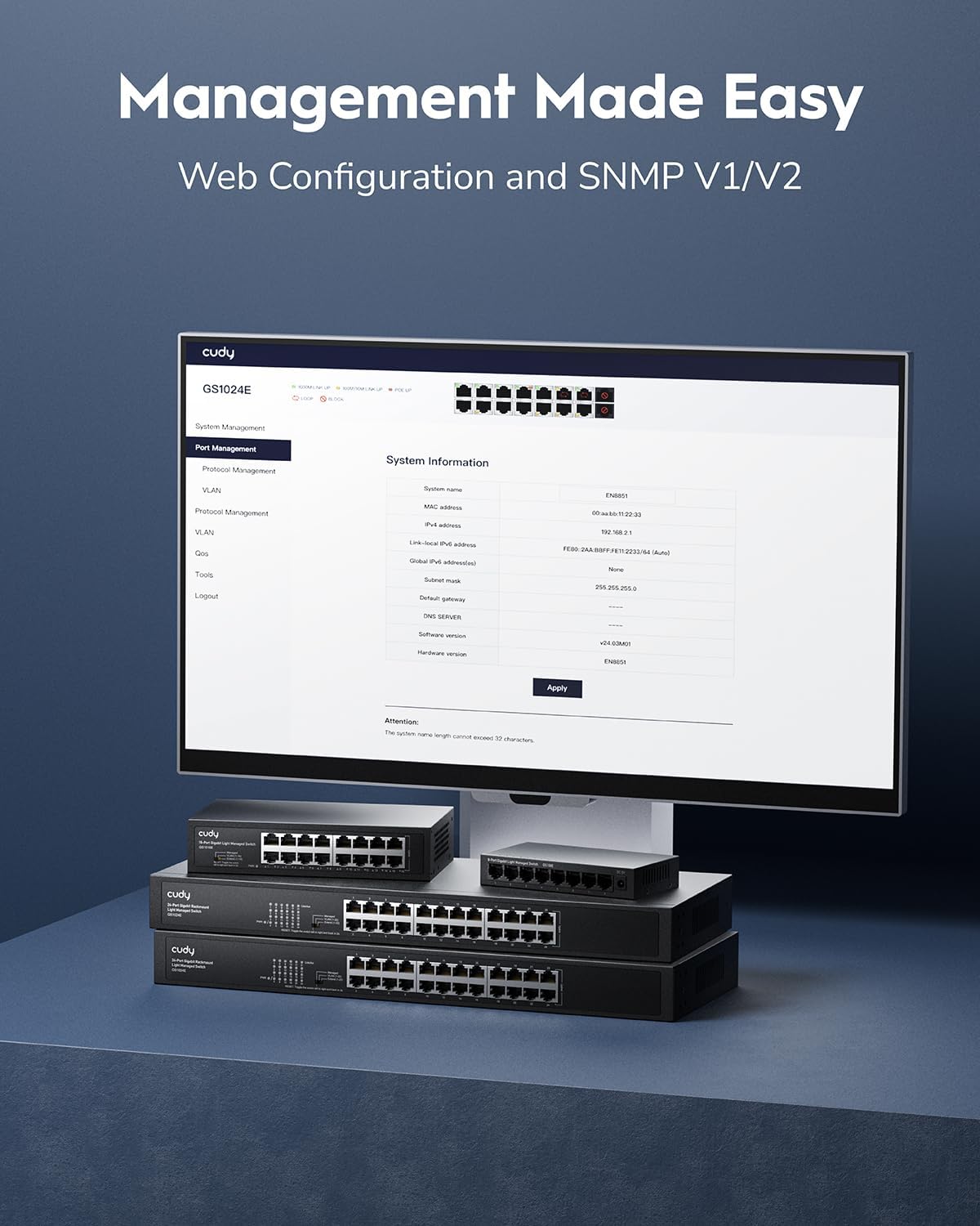 Cudy GS1016E Switch Gigabit 16 Porte Plug & Play - immagine 5