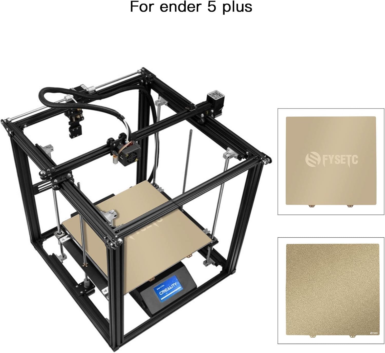 Bczamd Ender 5 Plus - Piattaforma Stampa 3D PEI 377x370mm - immagine 5