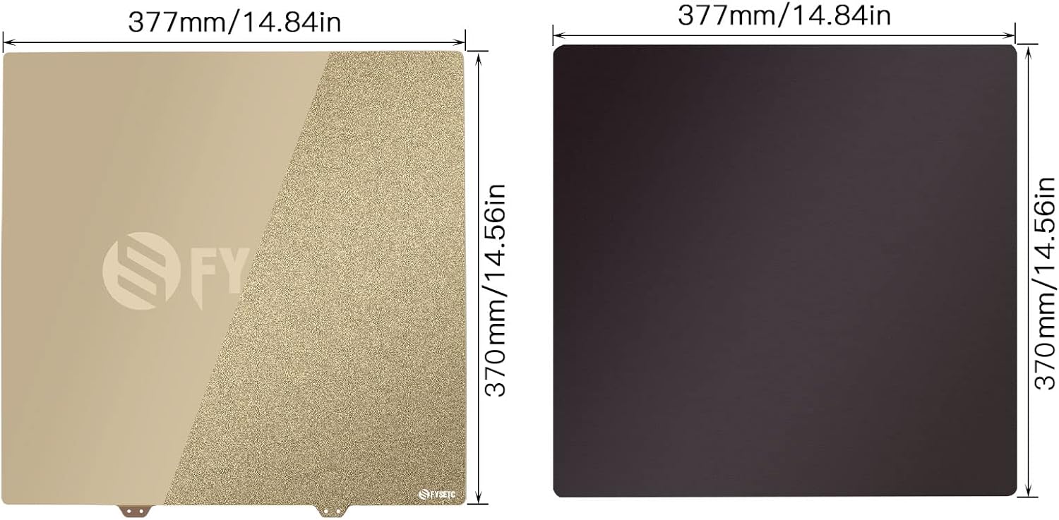 Bczamd Ender 5 Plus - Piattaforma Stampa 3D PEI 377x370mm - immagine 6