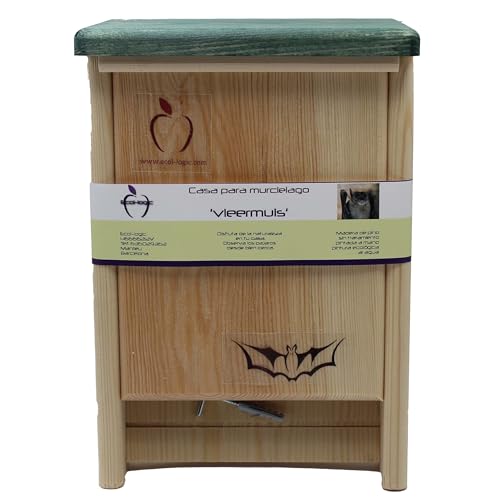 ecol-logic Casa Nido per Pipistrelli 28x17x13 cm