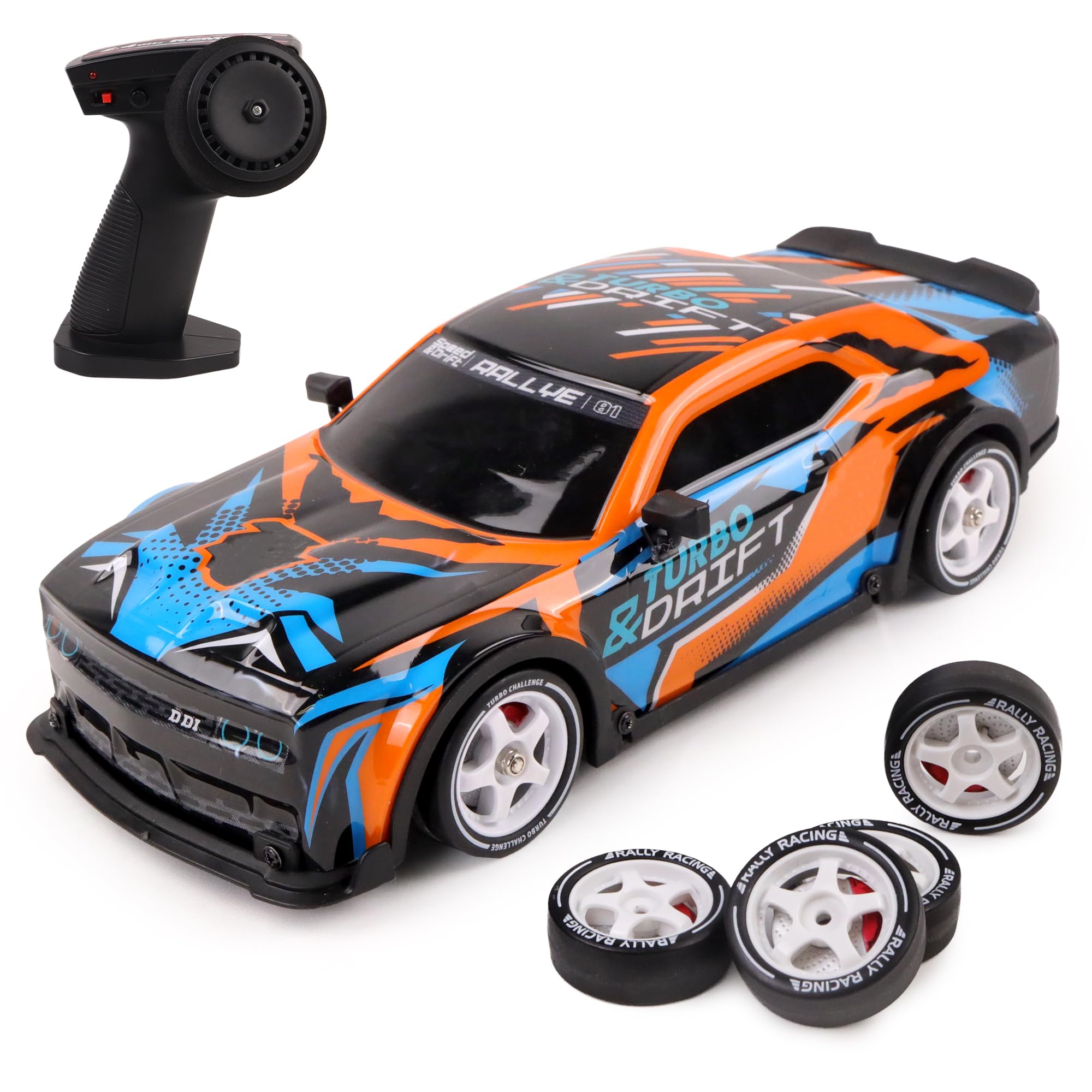 TURBO CHALLENGE Auto da Corsa Drift 1/16, Arancione
