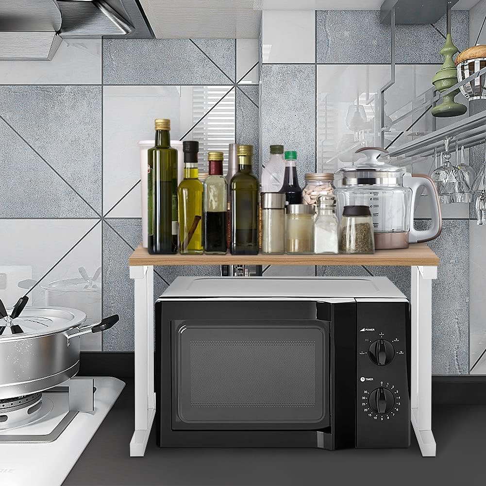 Ejoyous Ripiani per Microonde a 2 Strati in Legno - immagine 2