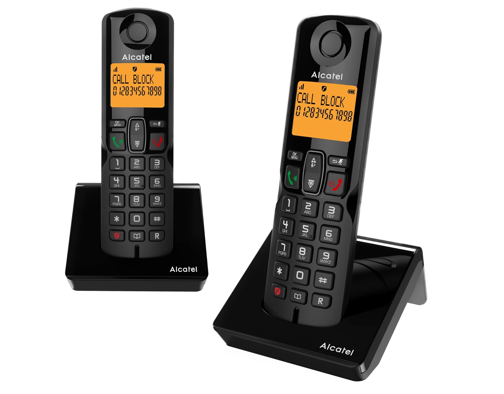 Alcatel S280 Duo Nero - Telefono Cordless DECT