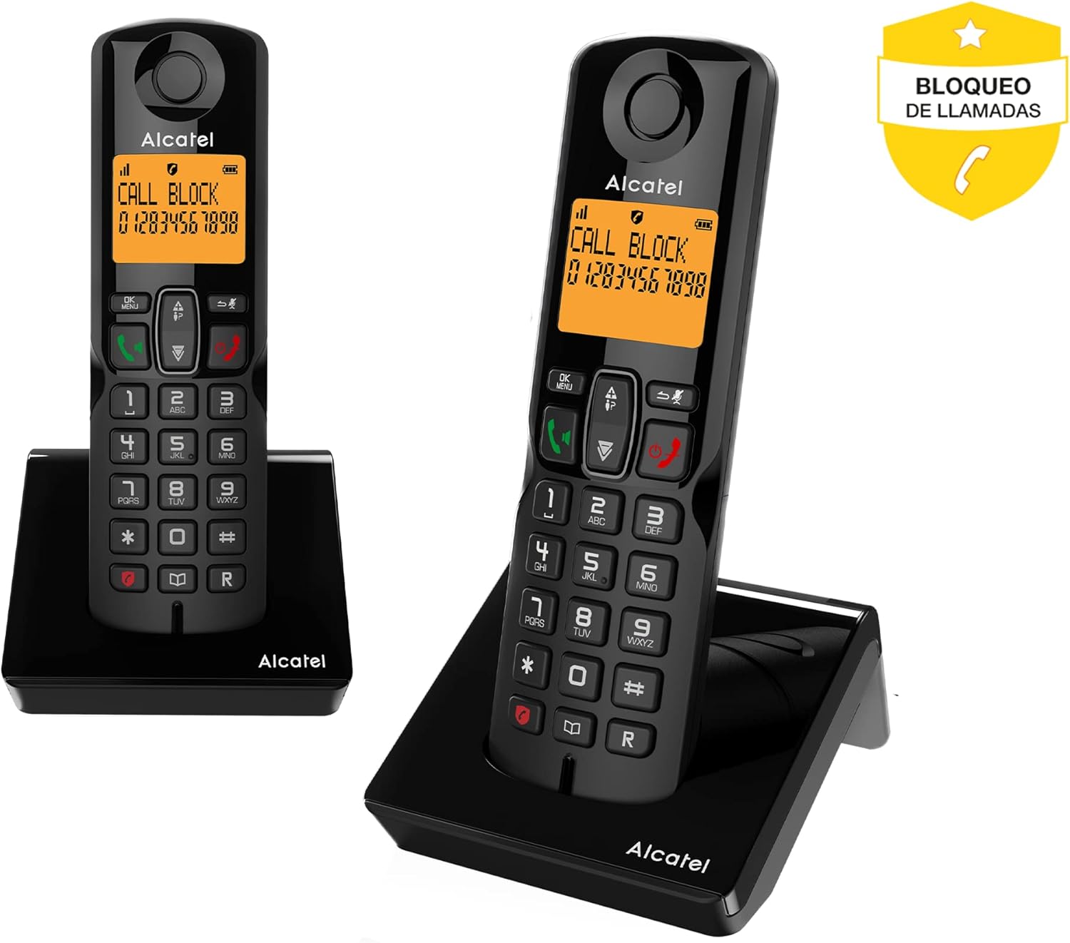 Alcatel S280 Duo Nero - Telefono Cordless DECT - immagine 2