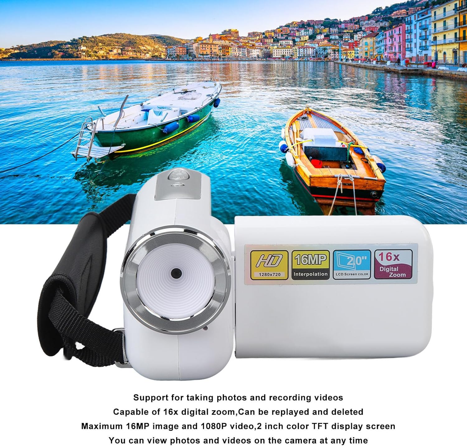 Videocamera per Bambini 16MP 1080P HD - immagine 3