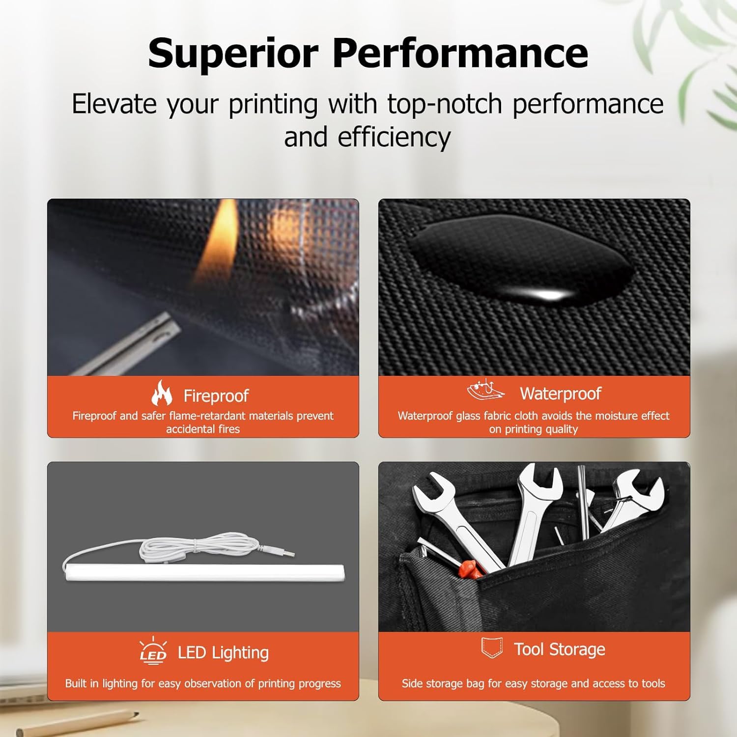 Yoopai Copertura Stampante 3D con Illuminazione - immagine 5