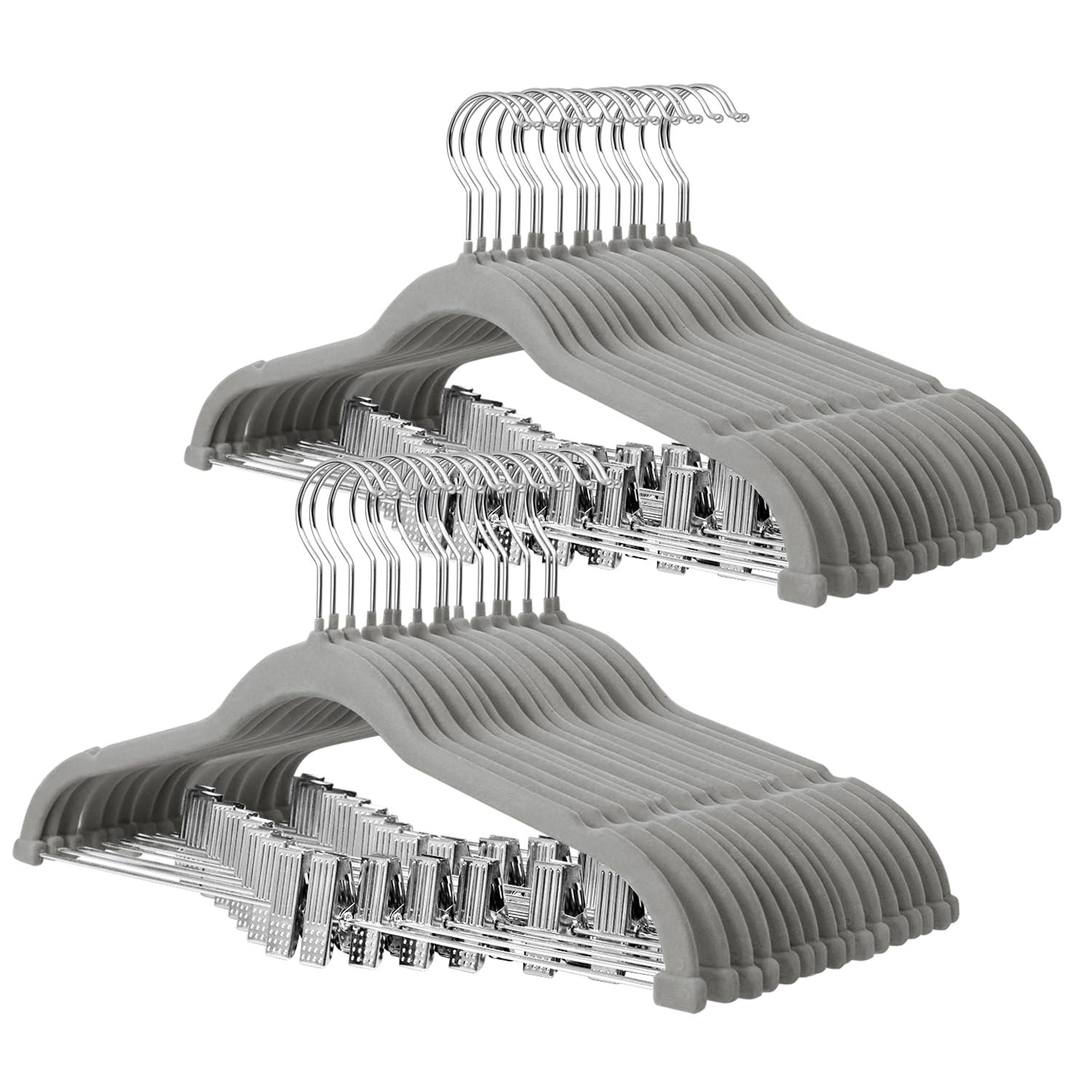 Mangotree Appendiabiti in Velluto Antiscivolo, Grigio