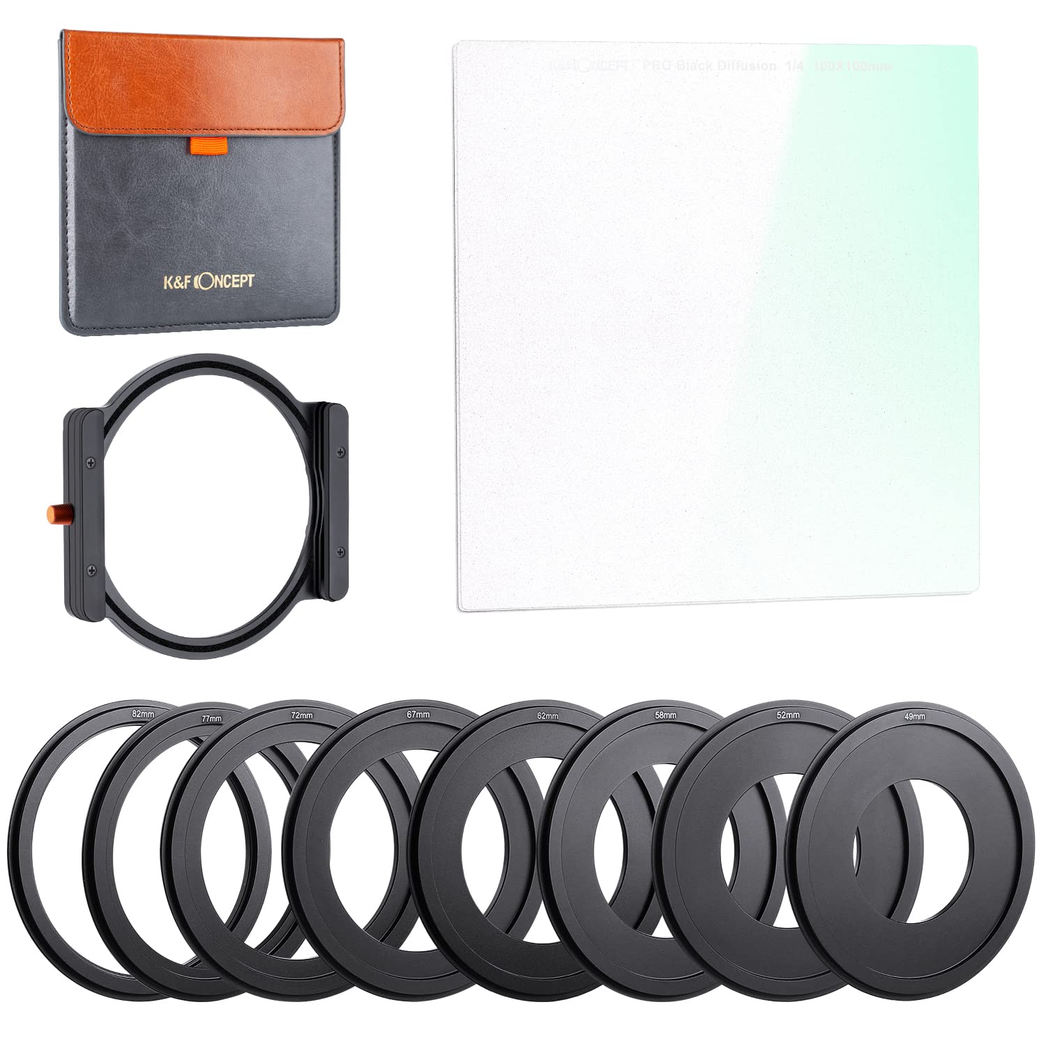 K&f Concept Filtro Black Diffusion 1/4 + Holder