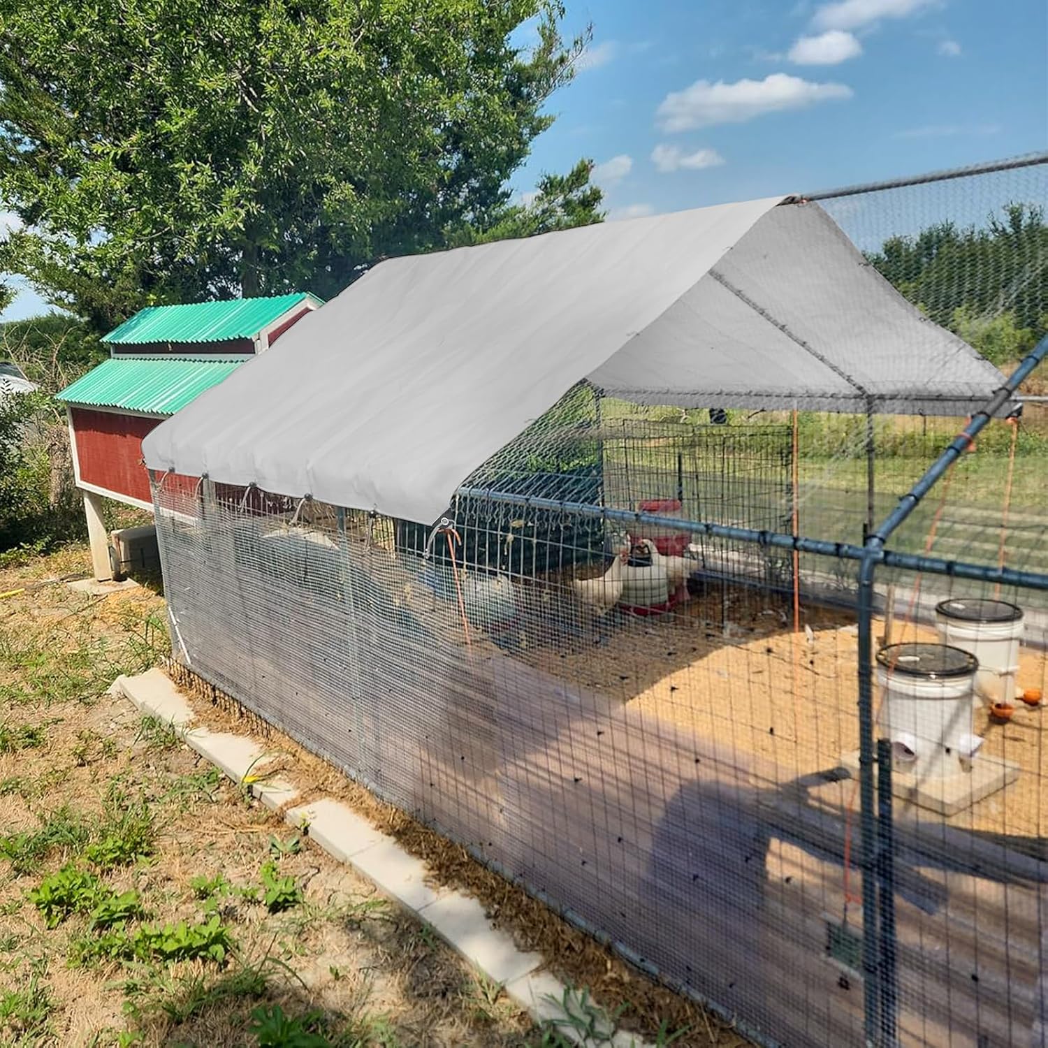 Eeatuztl Telo Impermeabile Esterno in Polietilene 1x2m - immagine 3