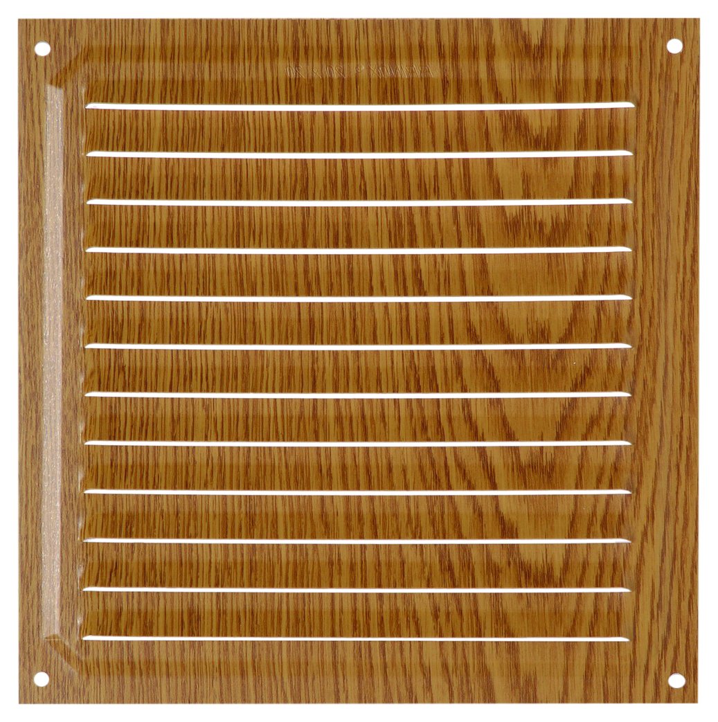 Brinox B70580Y - Griglia di ventilazione in legno chiaro, 20 x 20 cm