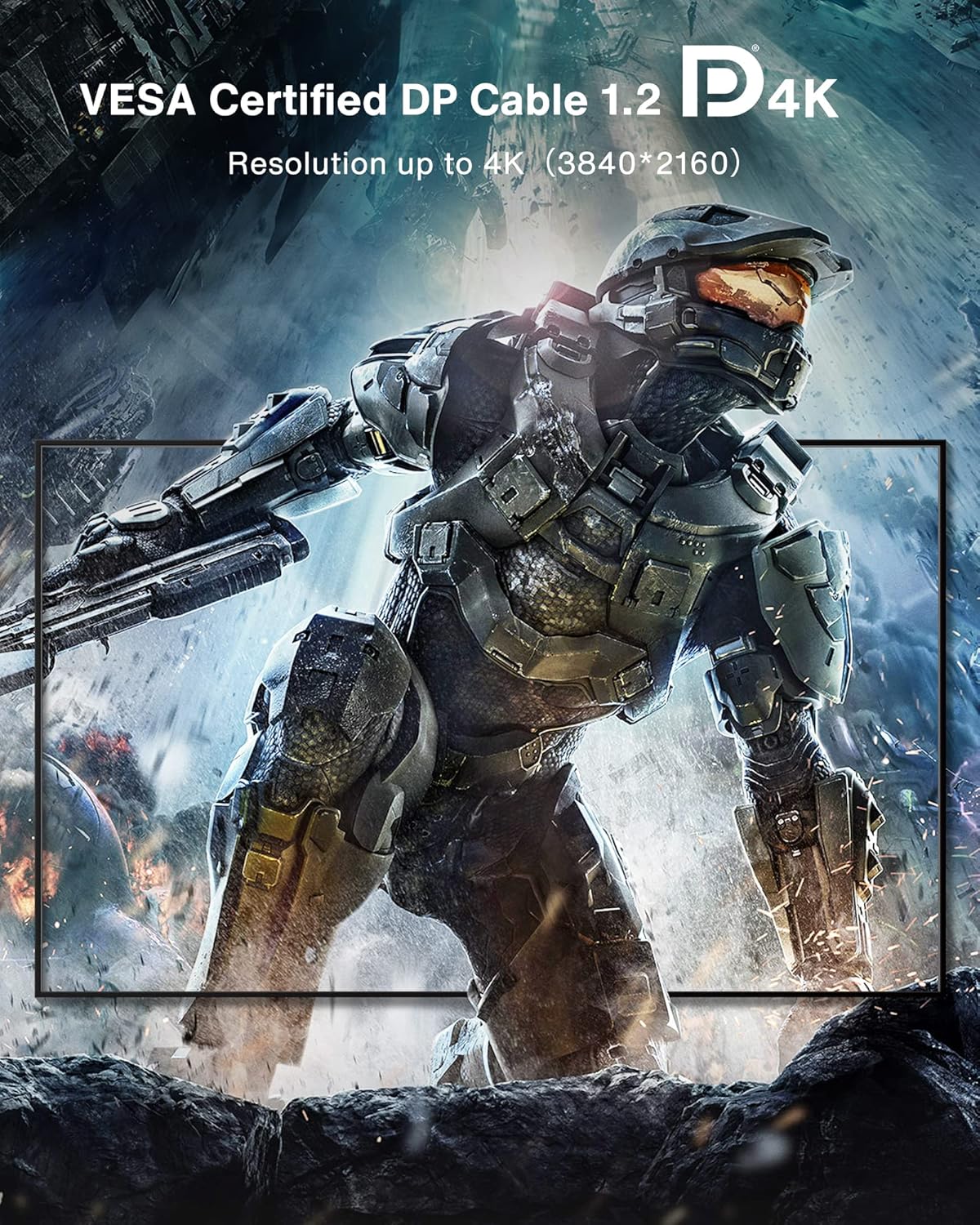 Ivanky Cavo DisplayPort 4K 2m VESA - immagine 3