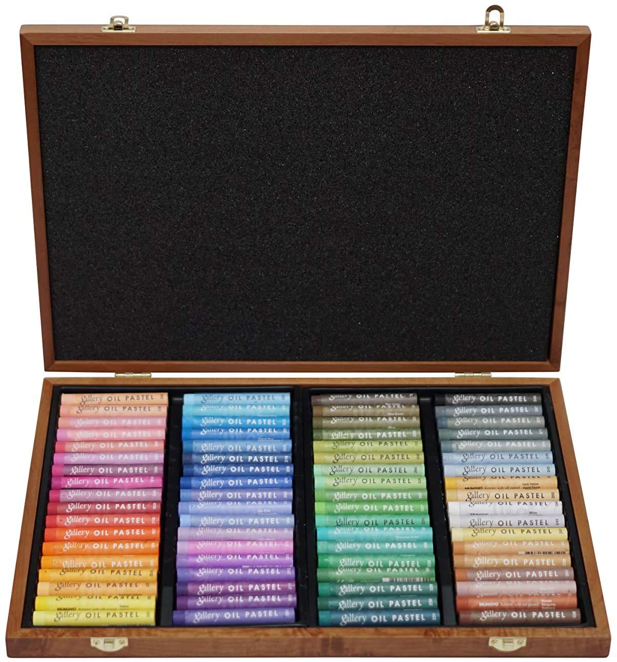 Mungyo Gallery Soft Oil Pastels Wood Box Set 72