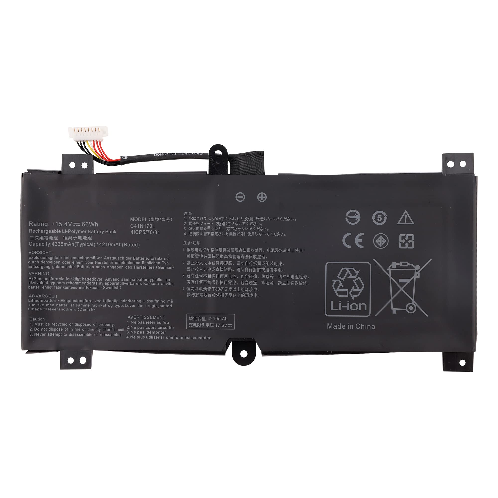 Swark Batteria C41N1731 per Asus ROG Strix GL504