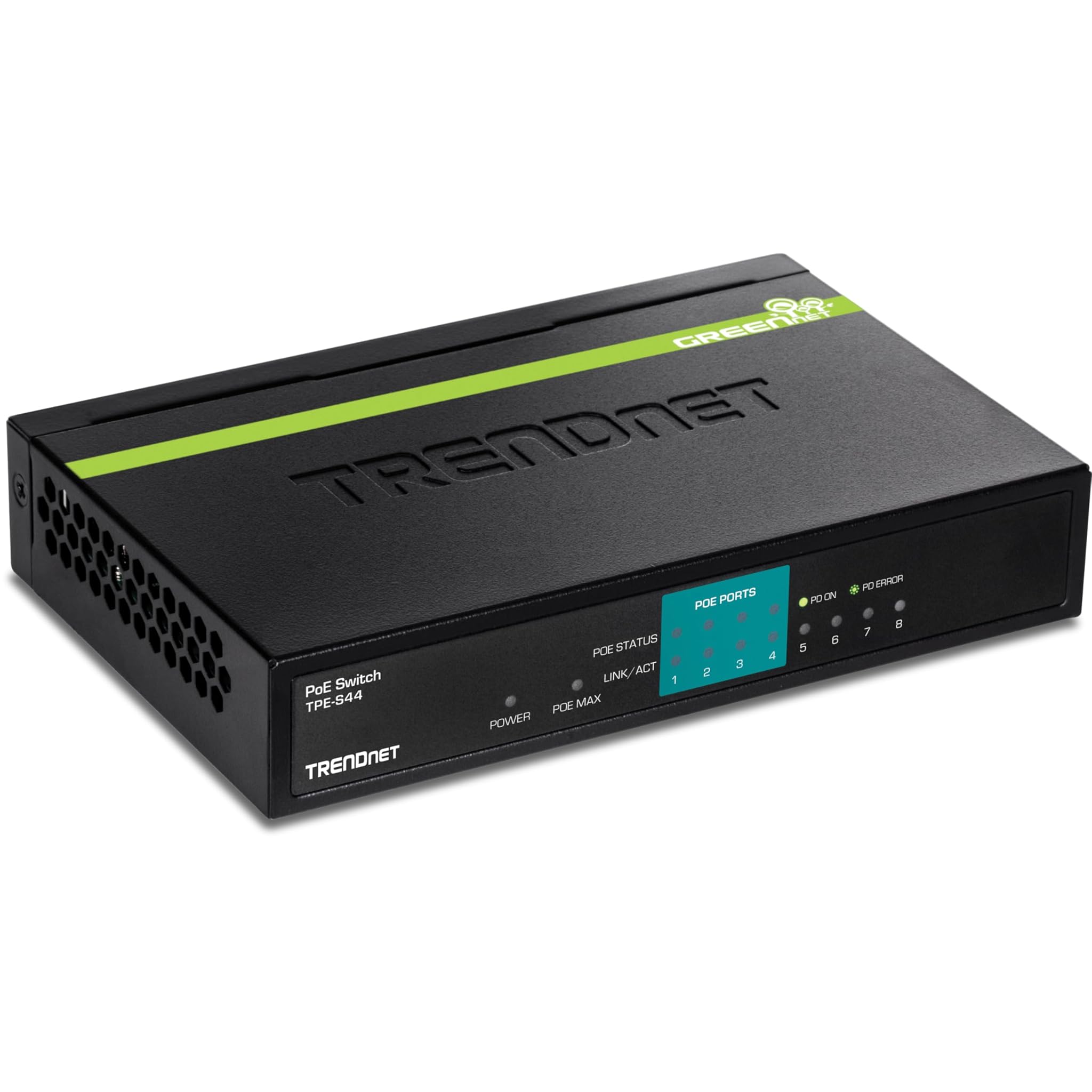 TRENDnet TPE-S44, Switch PoE 8 porte 10/100 Mbps