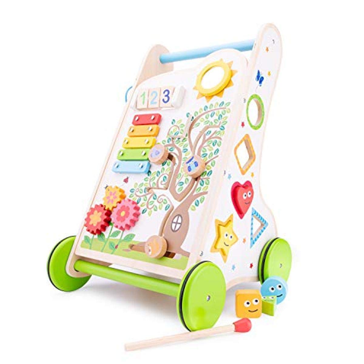 New Classic Toys Activity Walker, Colore Bianca, 11300