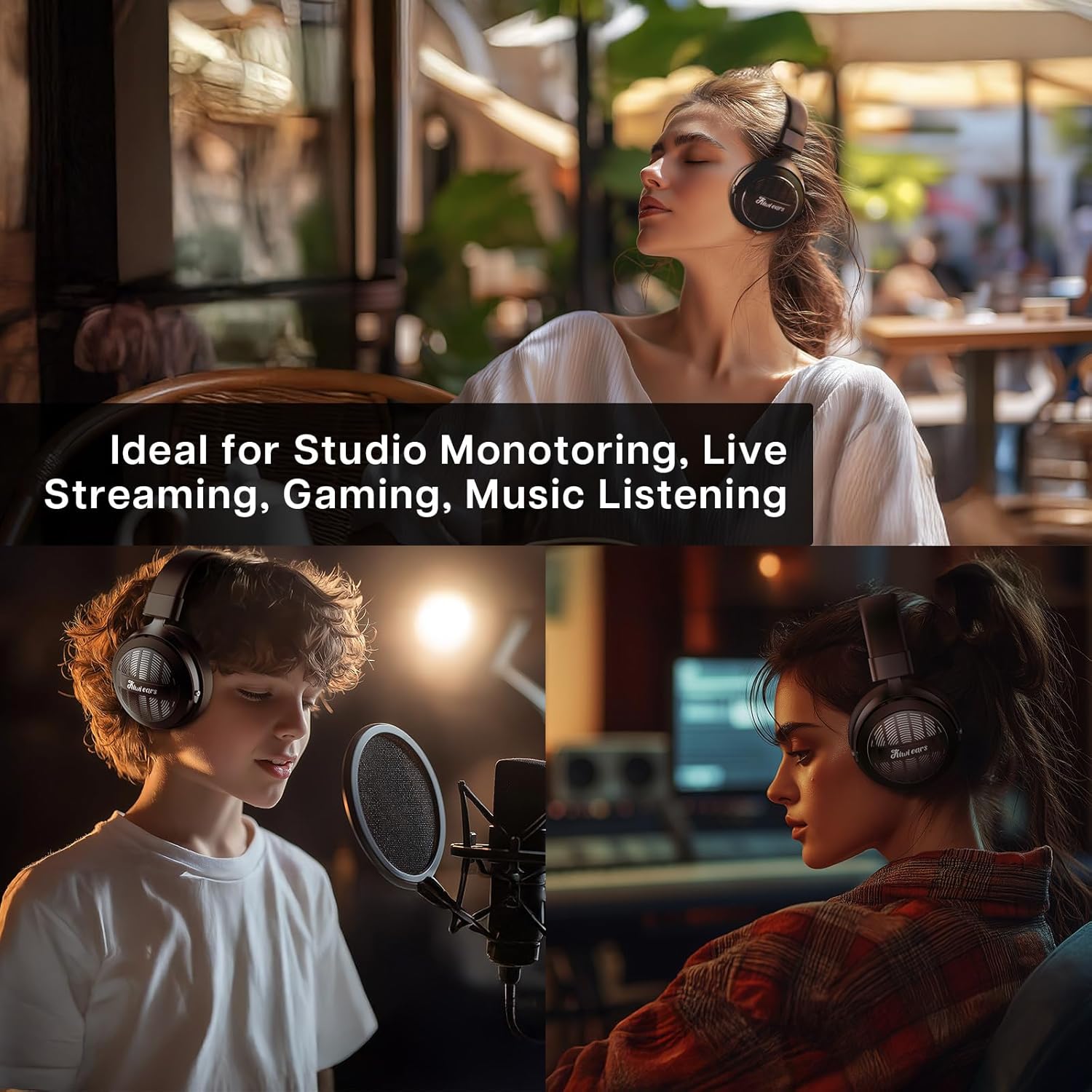 Linsoul Kiwi Ears Ellipse - Cuffie Over-Ear Cablate - immagine 4