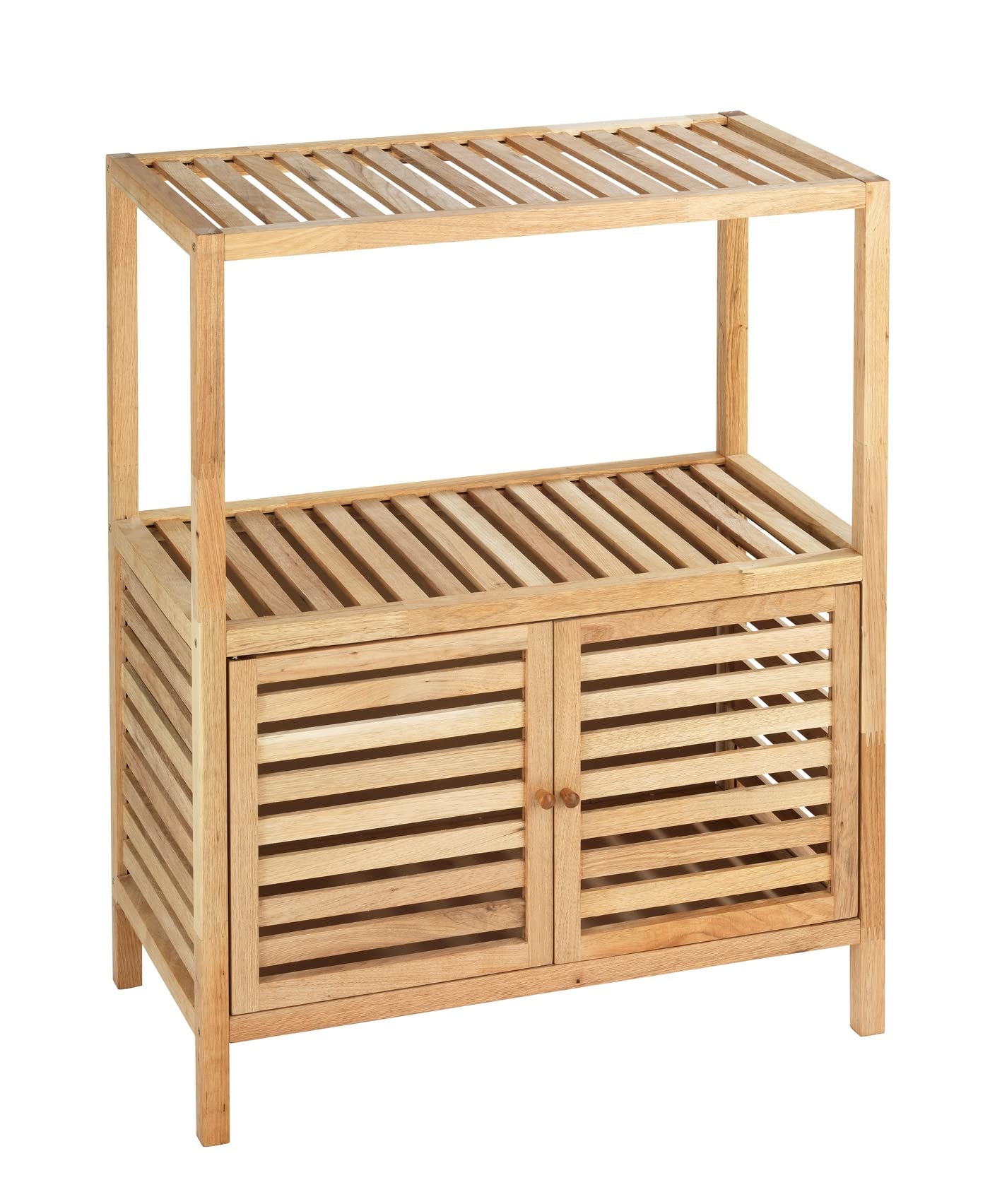 WENKO Scaffale Norway, Legno Noce, 67.5 x 86 x 35.5 cm, Noce