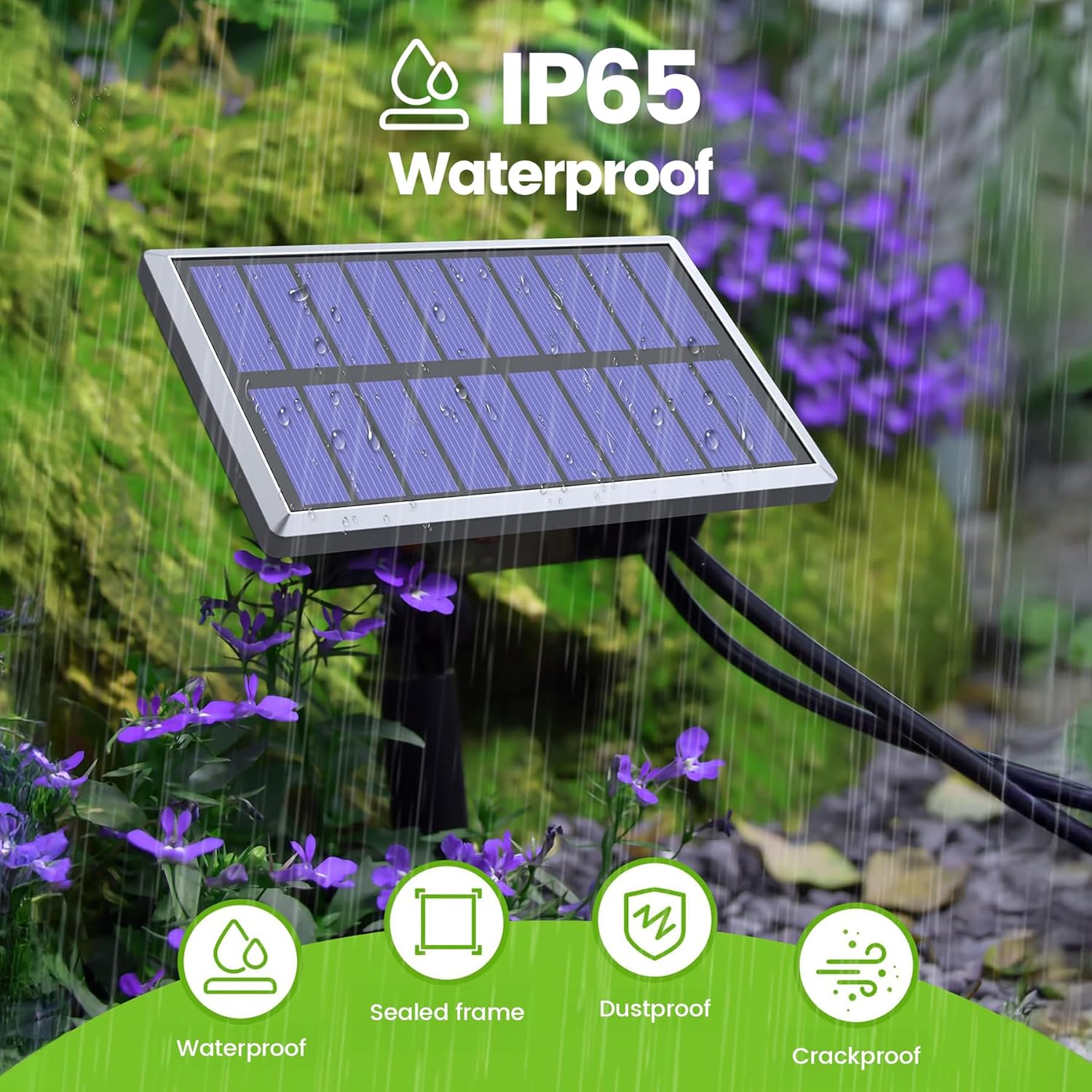 Rainpoint Irrigazione Automatica Solare Antisifone 1200 mAh - immagine 8