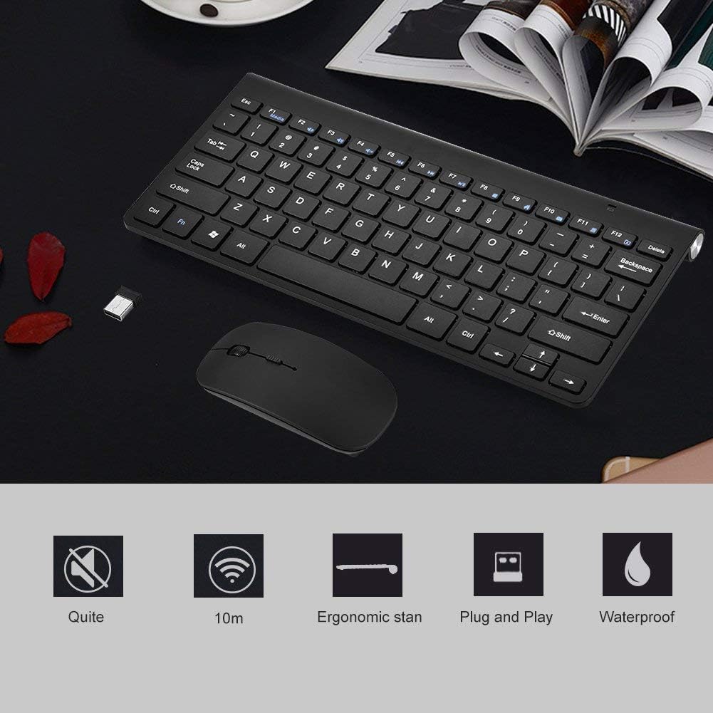 Kit Tastiera e Mouse Wireless 2.4GHz USB - immagine 5