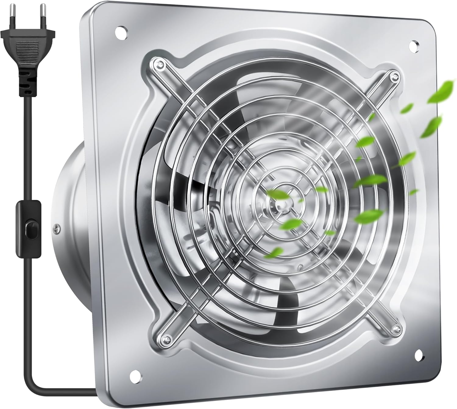 Ventola Aspirazione 250mm 1680m³/h, Argento - immagine 1