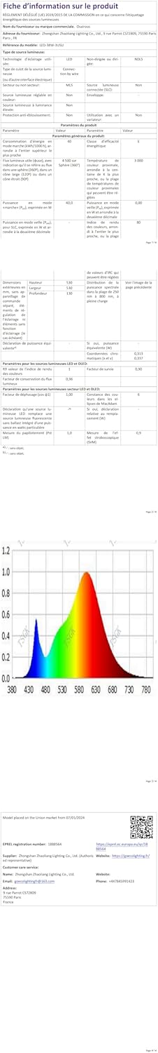 Plafoniera LED 38W 3240lm Design Stella, Bianco - immagine 10