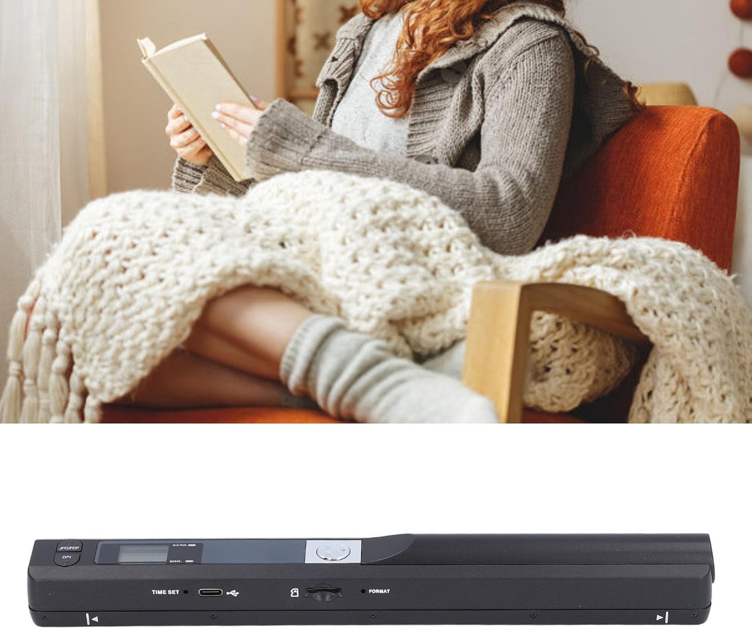 Scanner per Documenti Portatile USB HD 900 DPI - immagine 3