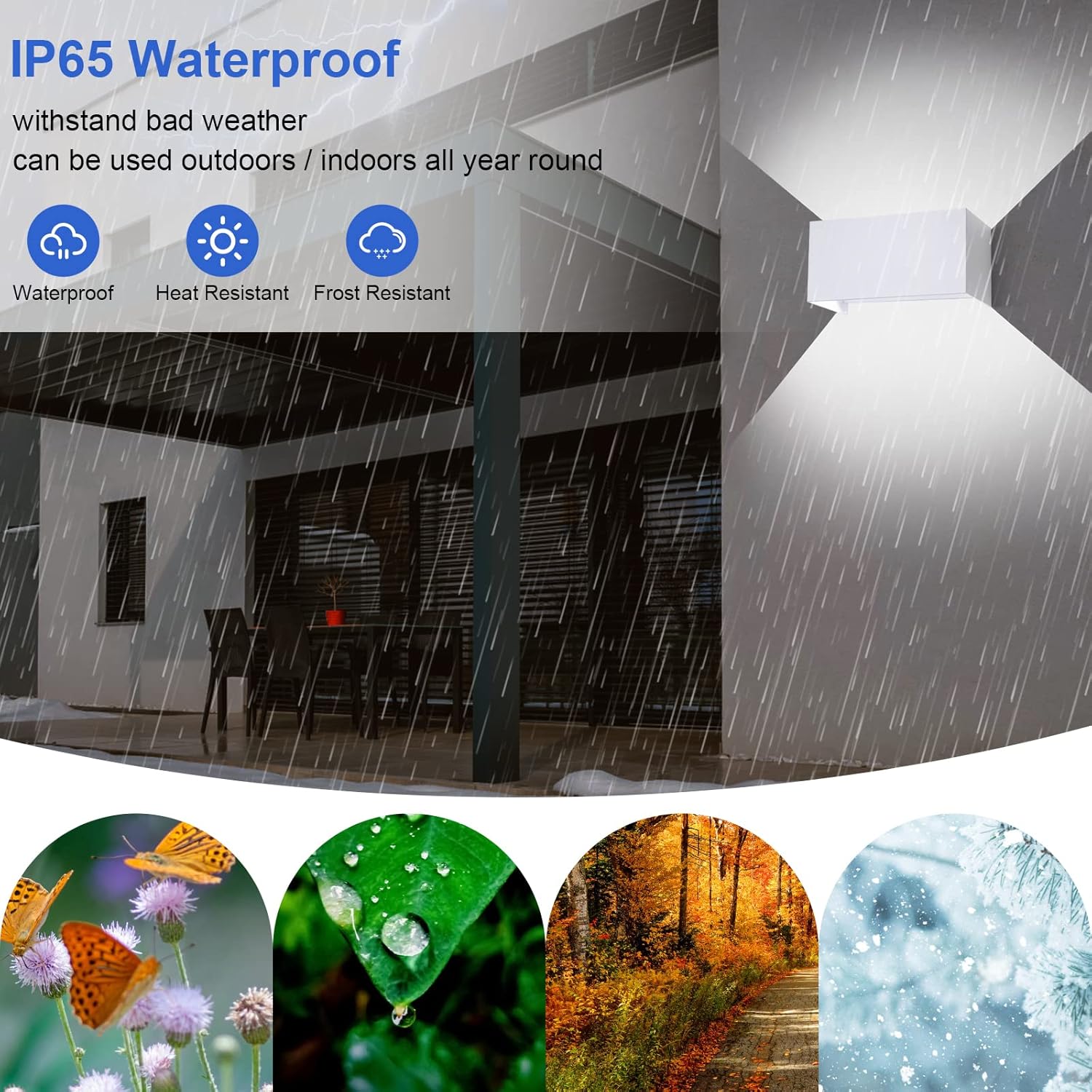 Encoft 2 Pezzi Applique LED da Esterno COB 24W - immagine 5