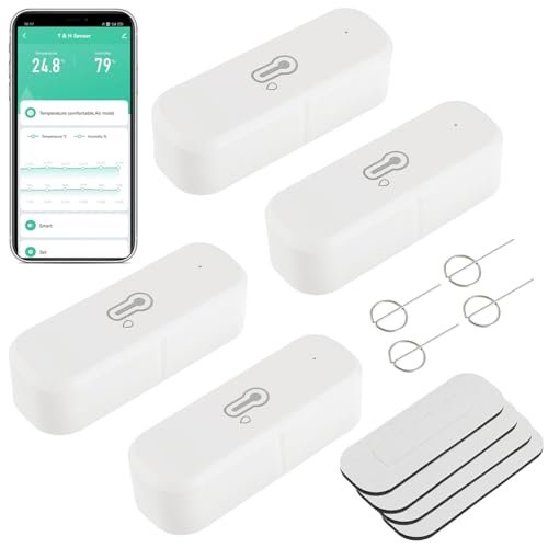 EPLZON Termometro Igrometro WiFi Smart (4 pz)