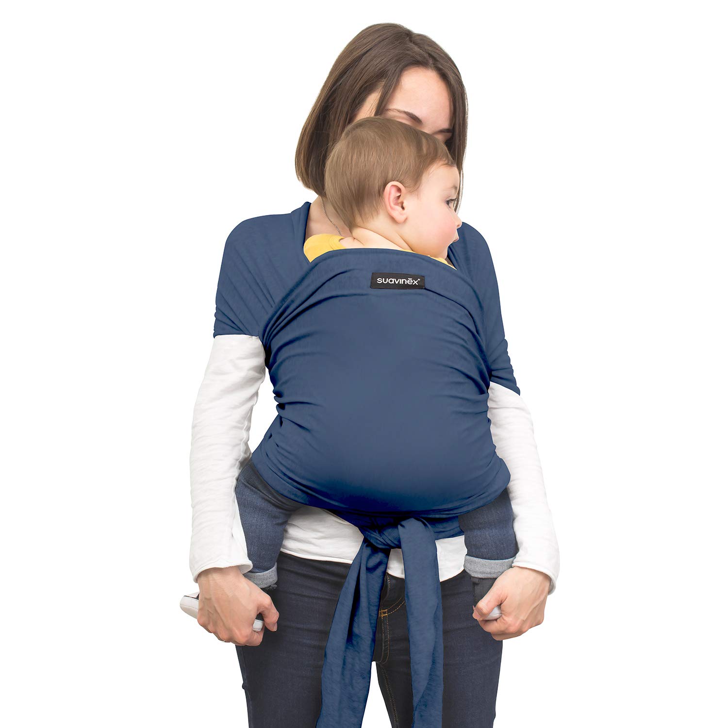 Suavinex 400869 Baby Wrap Fascia Portabebè Elastica - Blu