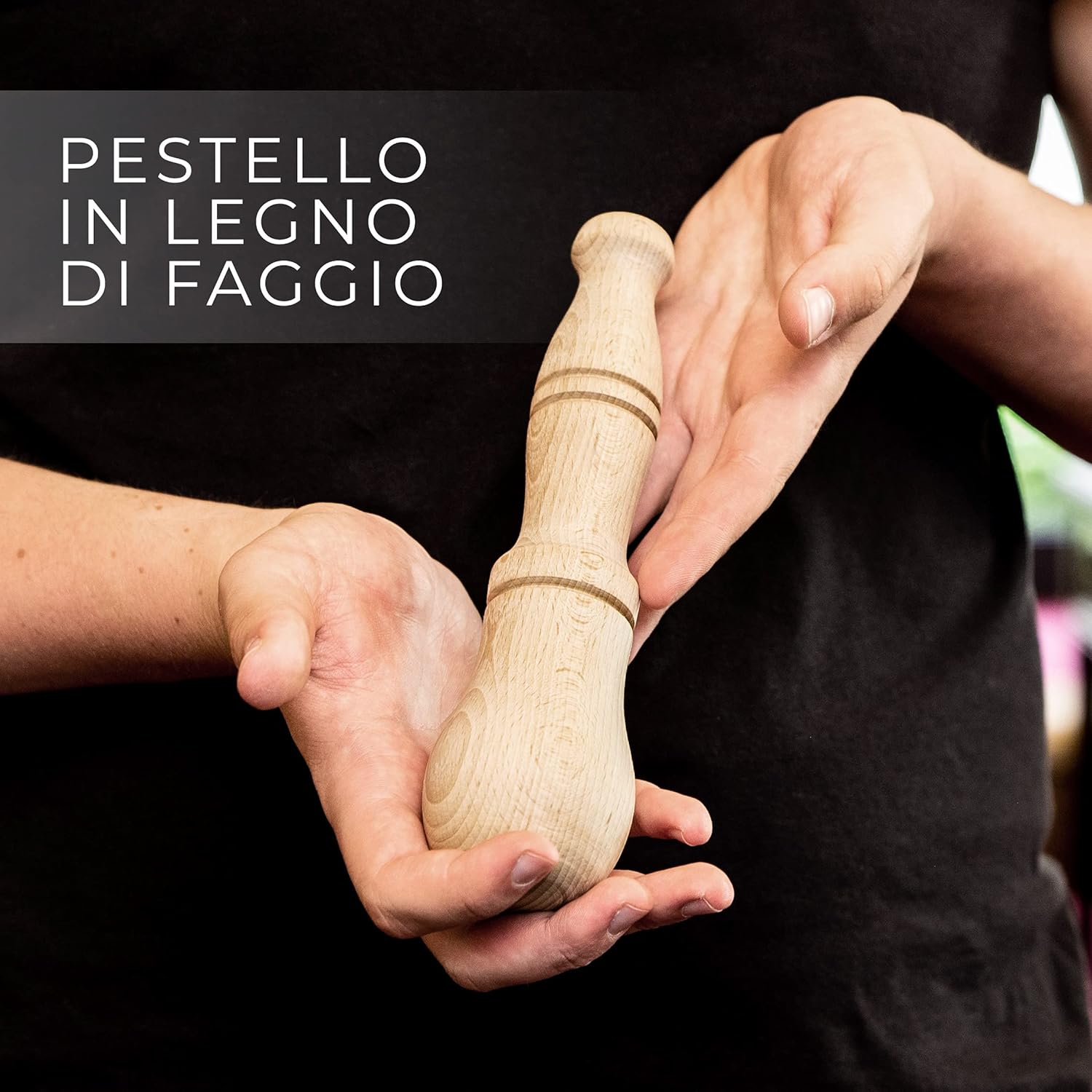 Mortaio Artigianale Bembo in Marmo Bianco di Carrara - immagine 3