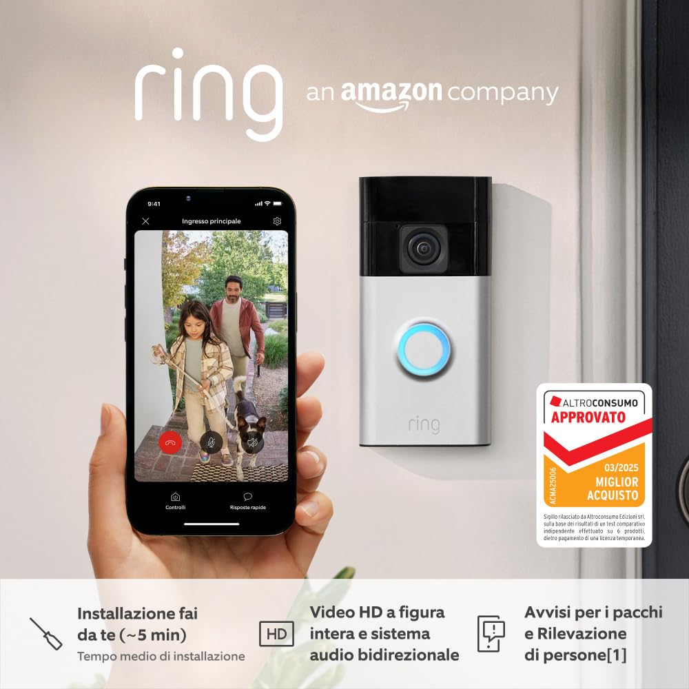 Ring videocitofono a batteria (2024) - immagine 1