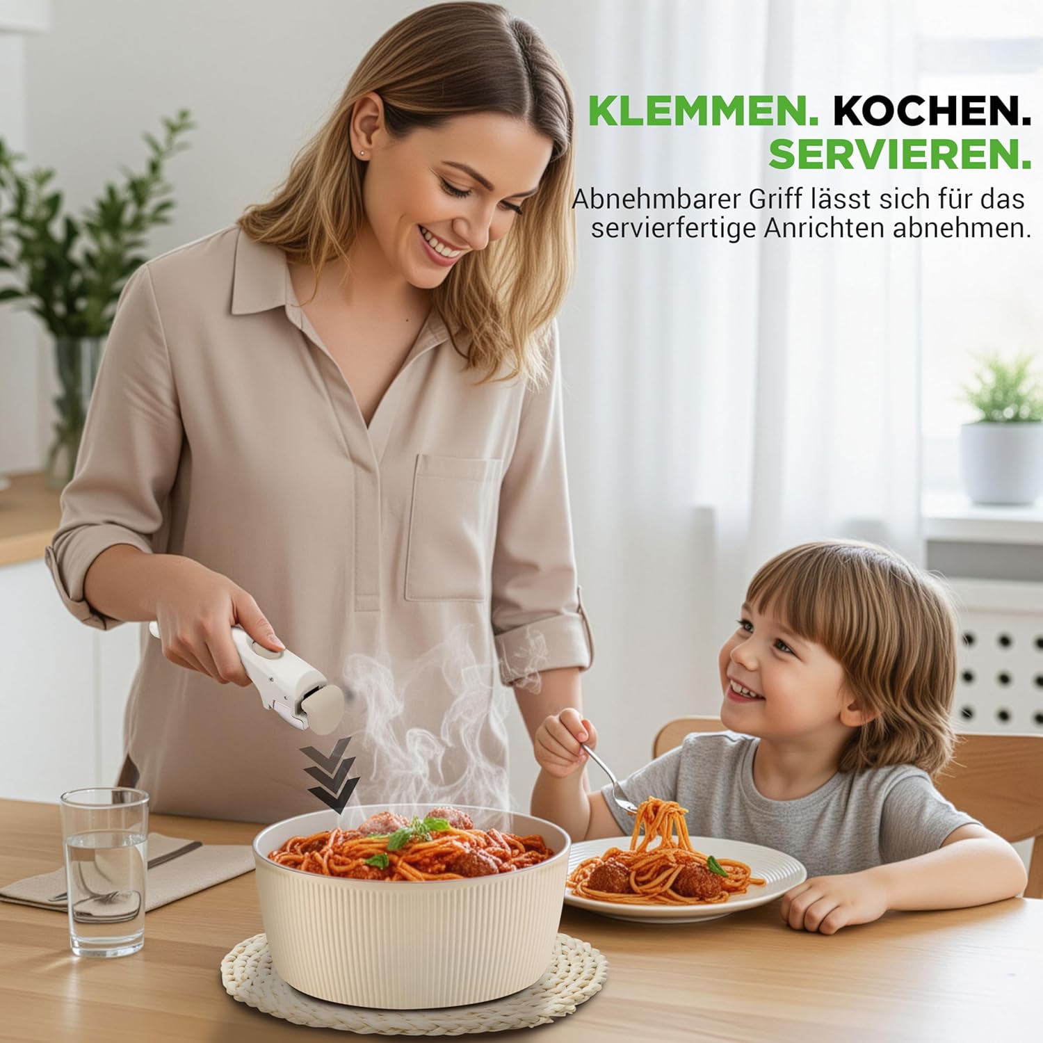 Nutrichef Set Pentole e Padelle in Ceramica 18 Pezzi - immagine 3